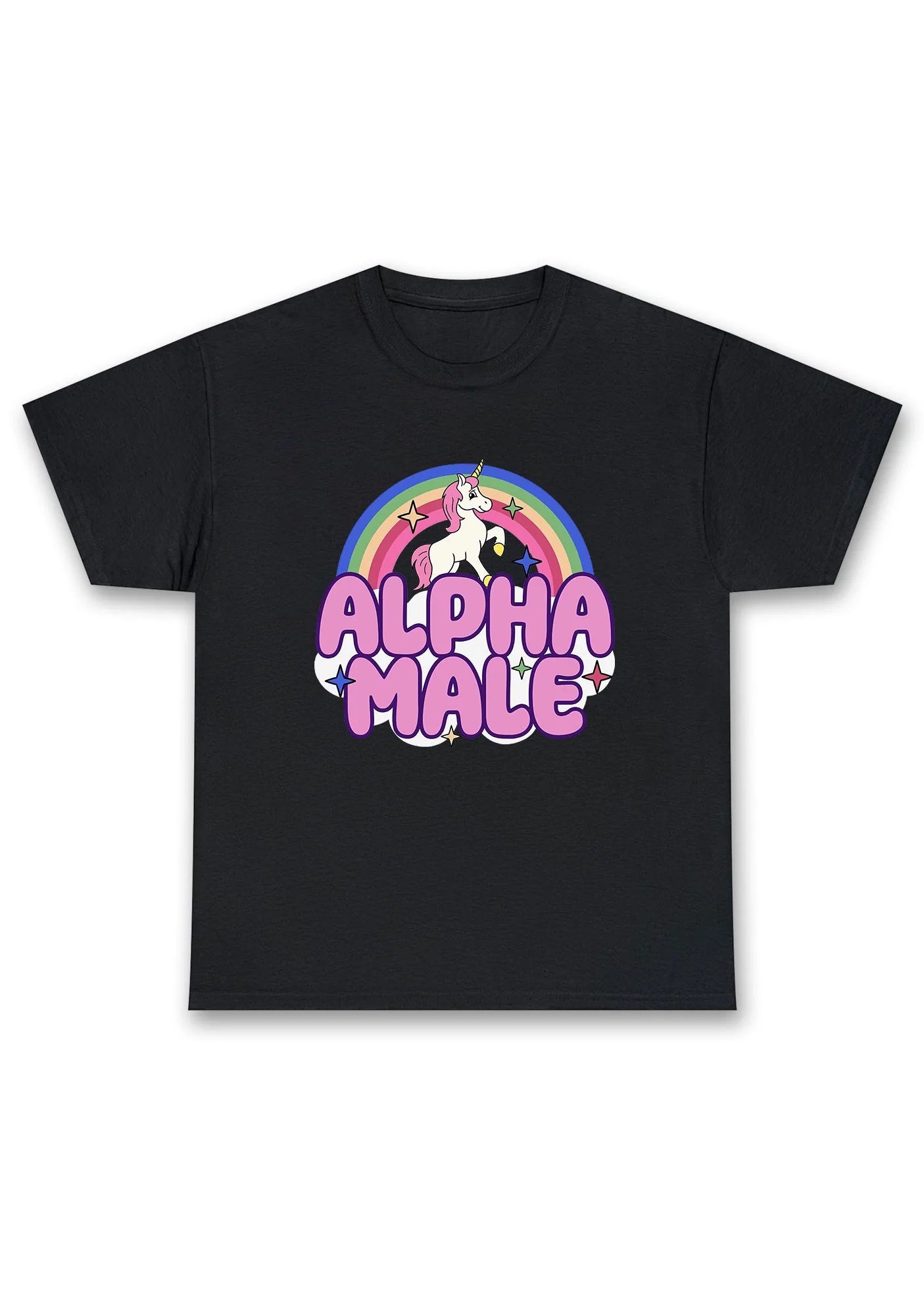 Rainbow Unicorn Alpha Male Chunky Shirt - Image 3