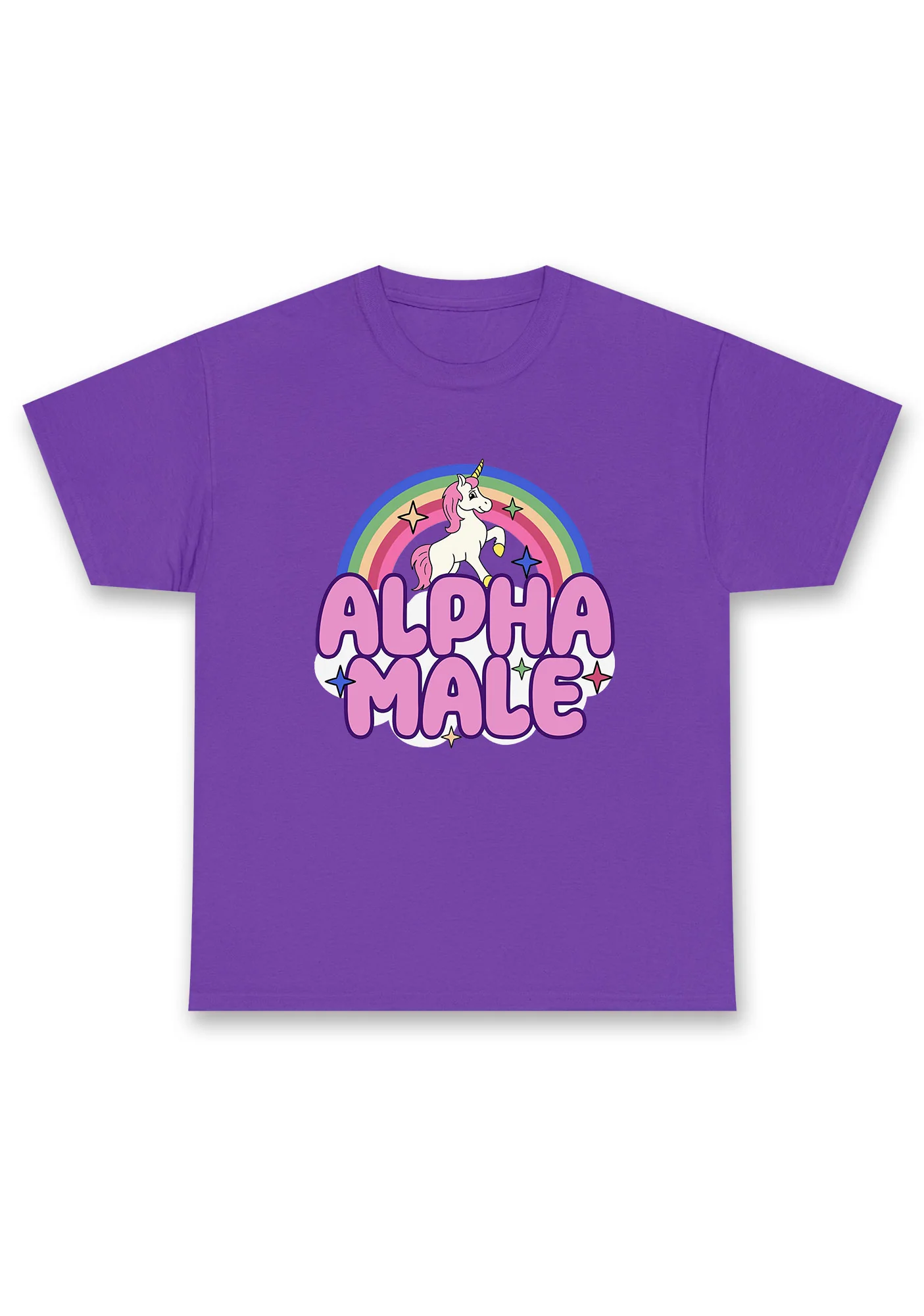 Rainbow Unicorn Alpha Male Chunky Shirt - Image 7