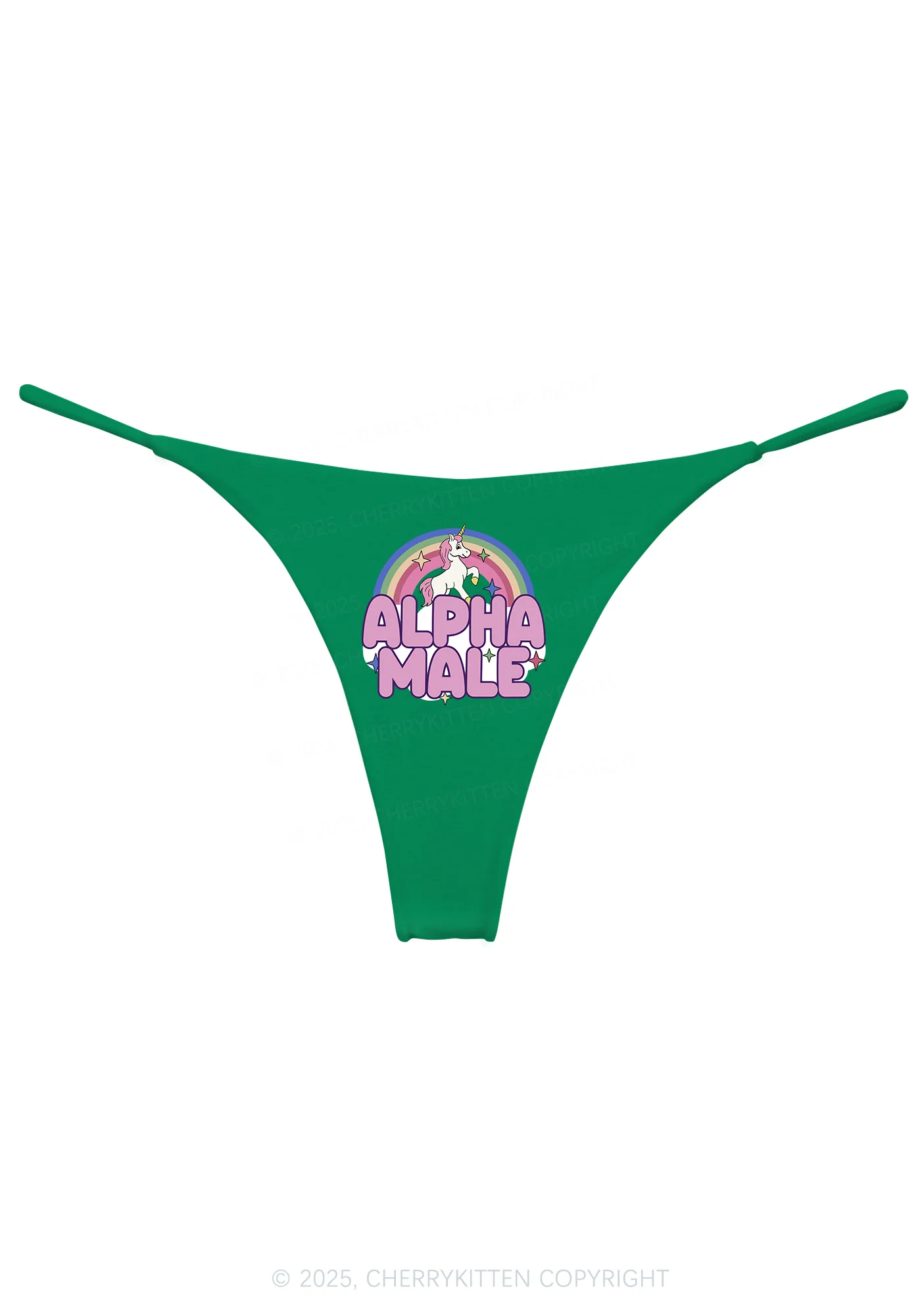 Rainbow Unicorn Alpha Male Y2K Bikini String Thong Cherrykitten - Image 10