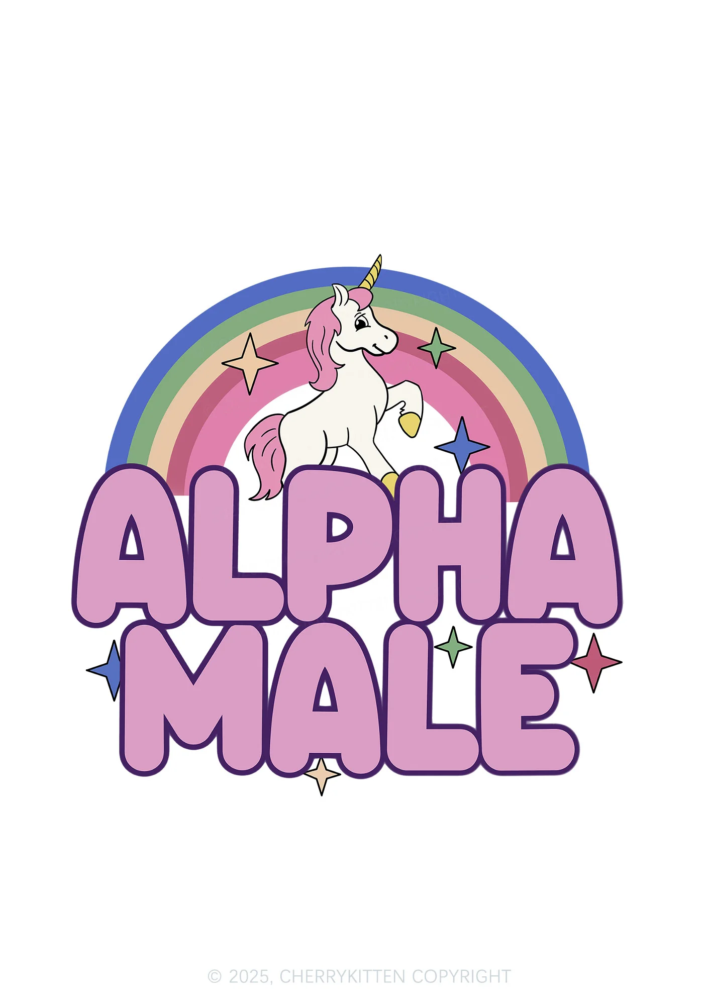 Rainbow Unicorn Alpha Male Y2K Bikini String Thong Cherrykitten - Image 2