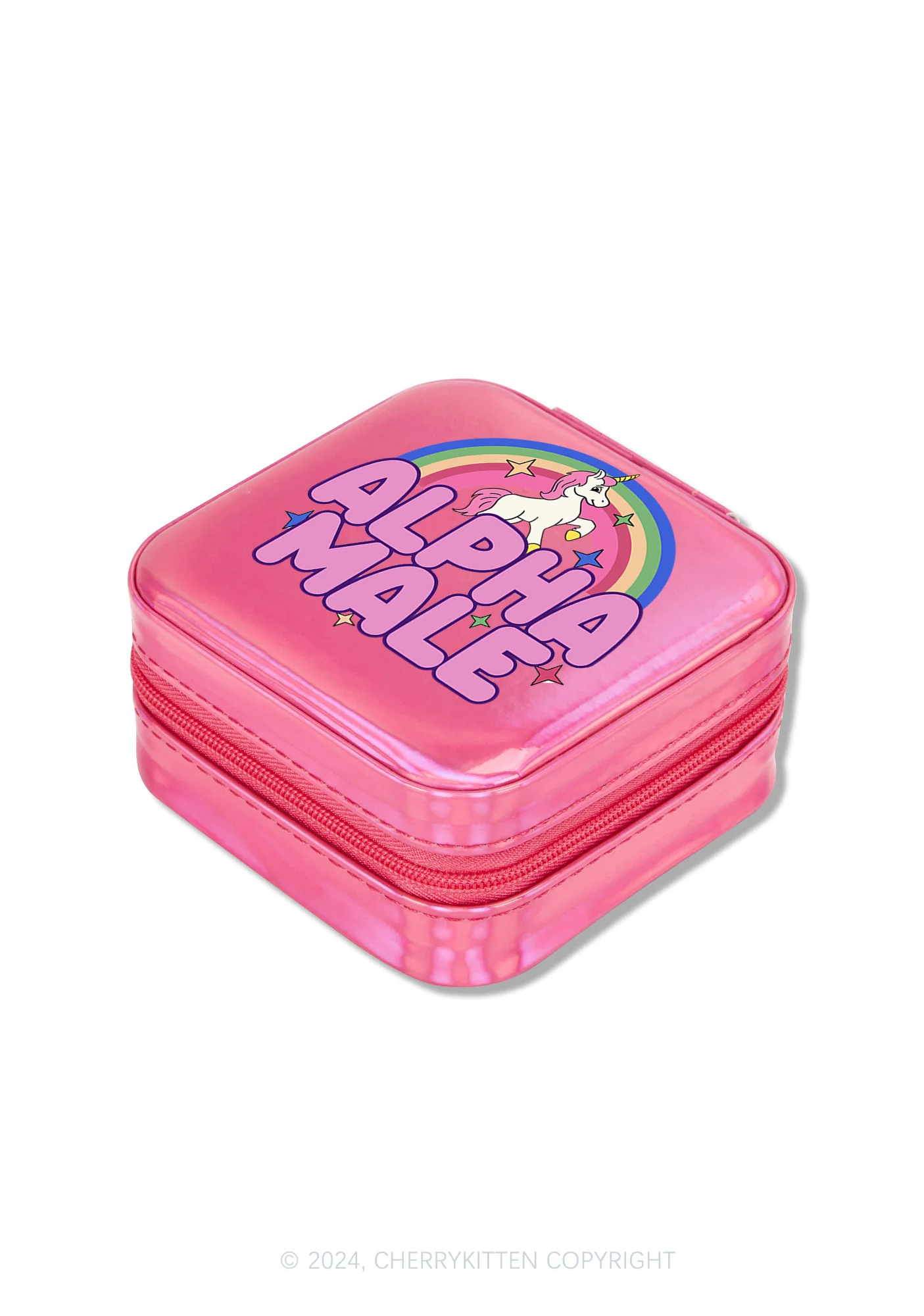 Rainbow Unicorn Alpha Male Y2K Portable Jewelry Box Cherrykitten - Image 2