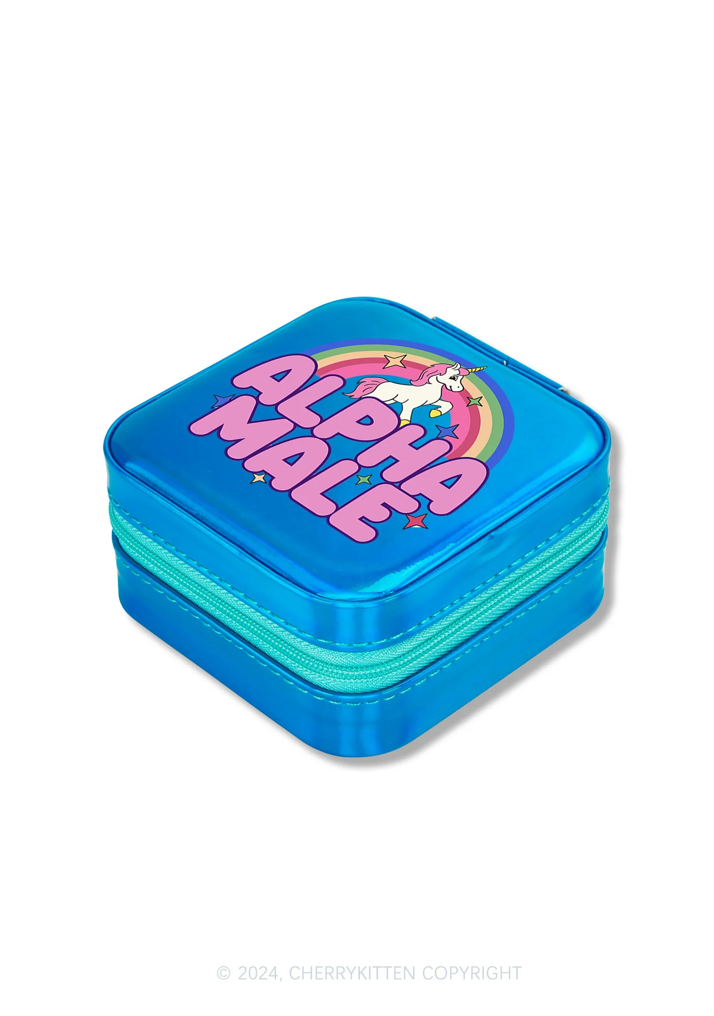 Rainbow Unicorn Alpha Male Y2K Portable Jewelry Box Cherrykitten - Image 3