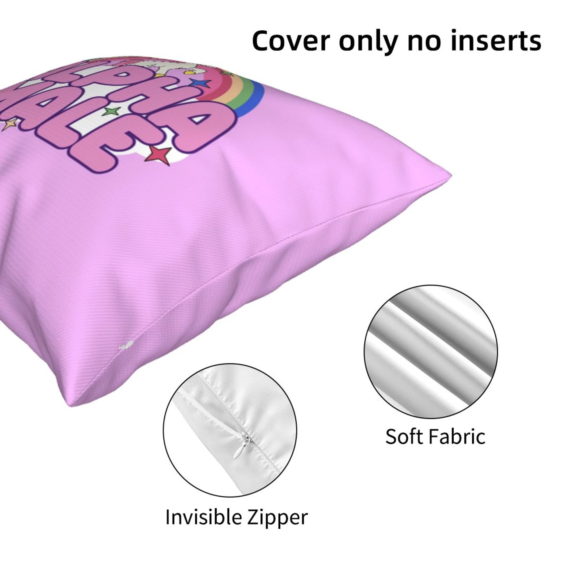 Rainbow Unicorn Alpha Male Y2K Throw Pillow Cover Cherrykitten - Image 4