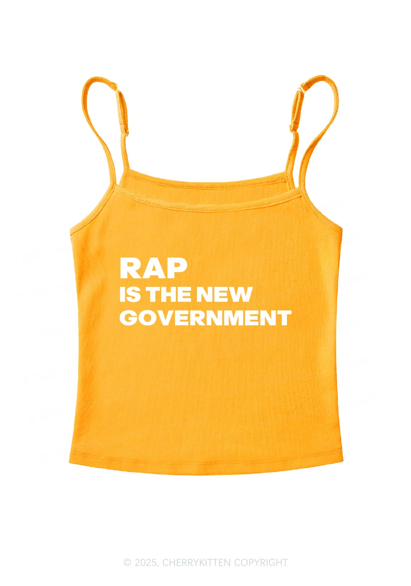 Rap Government Y2K Spaghetti Strap Cami Cherrykitten - Image 7