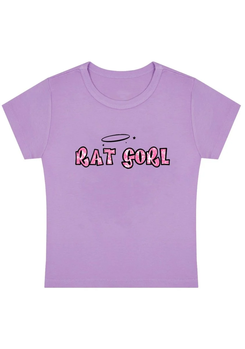 Rat Gorl Y2K Baby Tee - Image 4