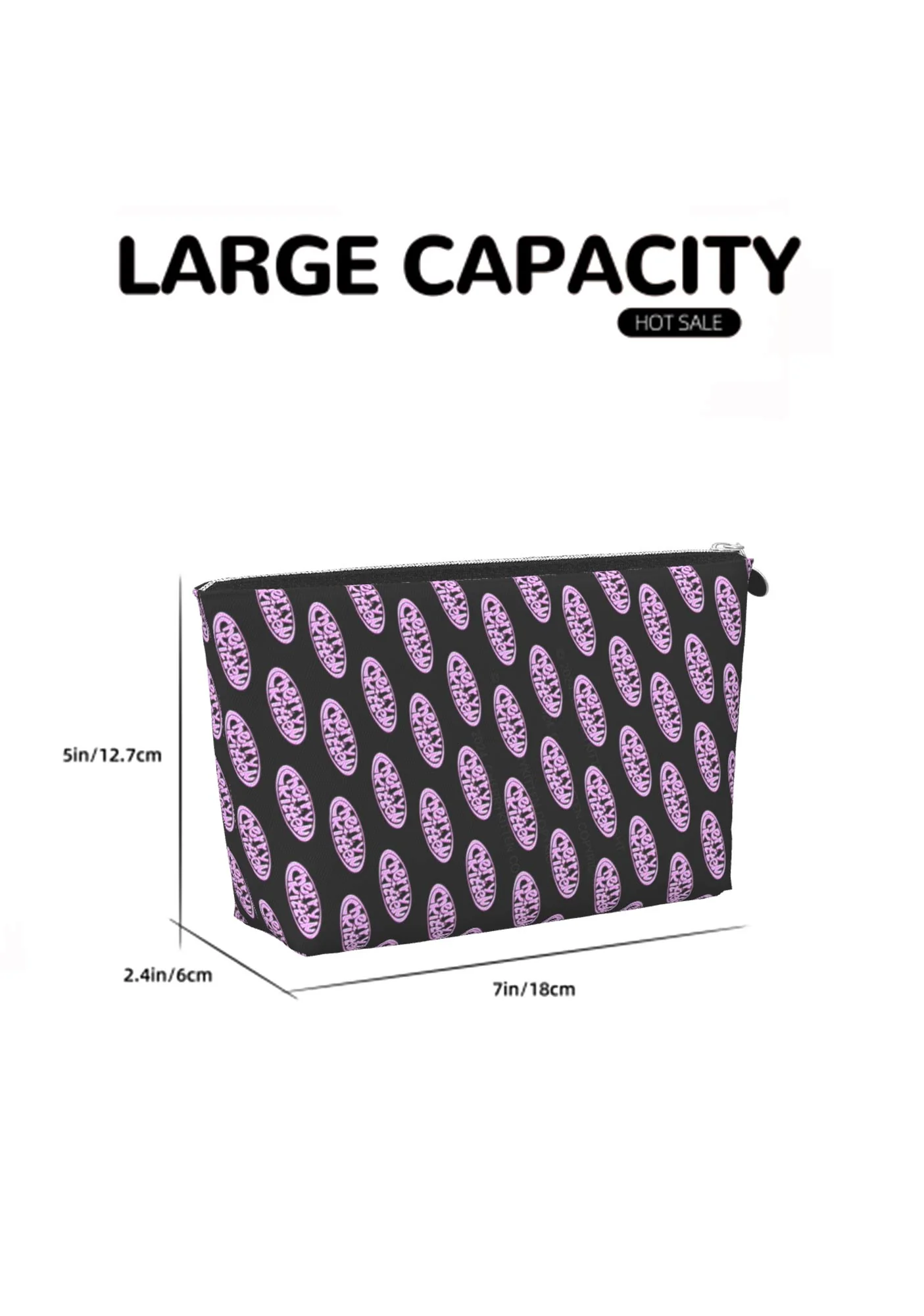 Wild Tiger Texture Y2K Leather Makeup Bag Cherrykitten - Image 4