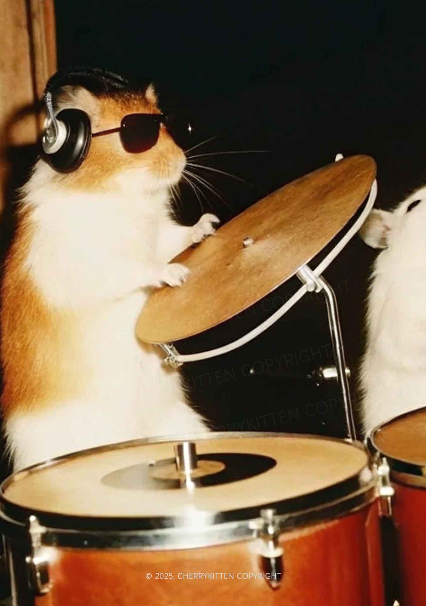Rats Drummer Y2K Mesh Cami Tank Cherrykitten - Image 2