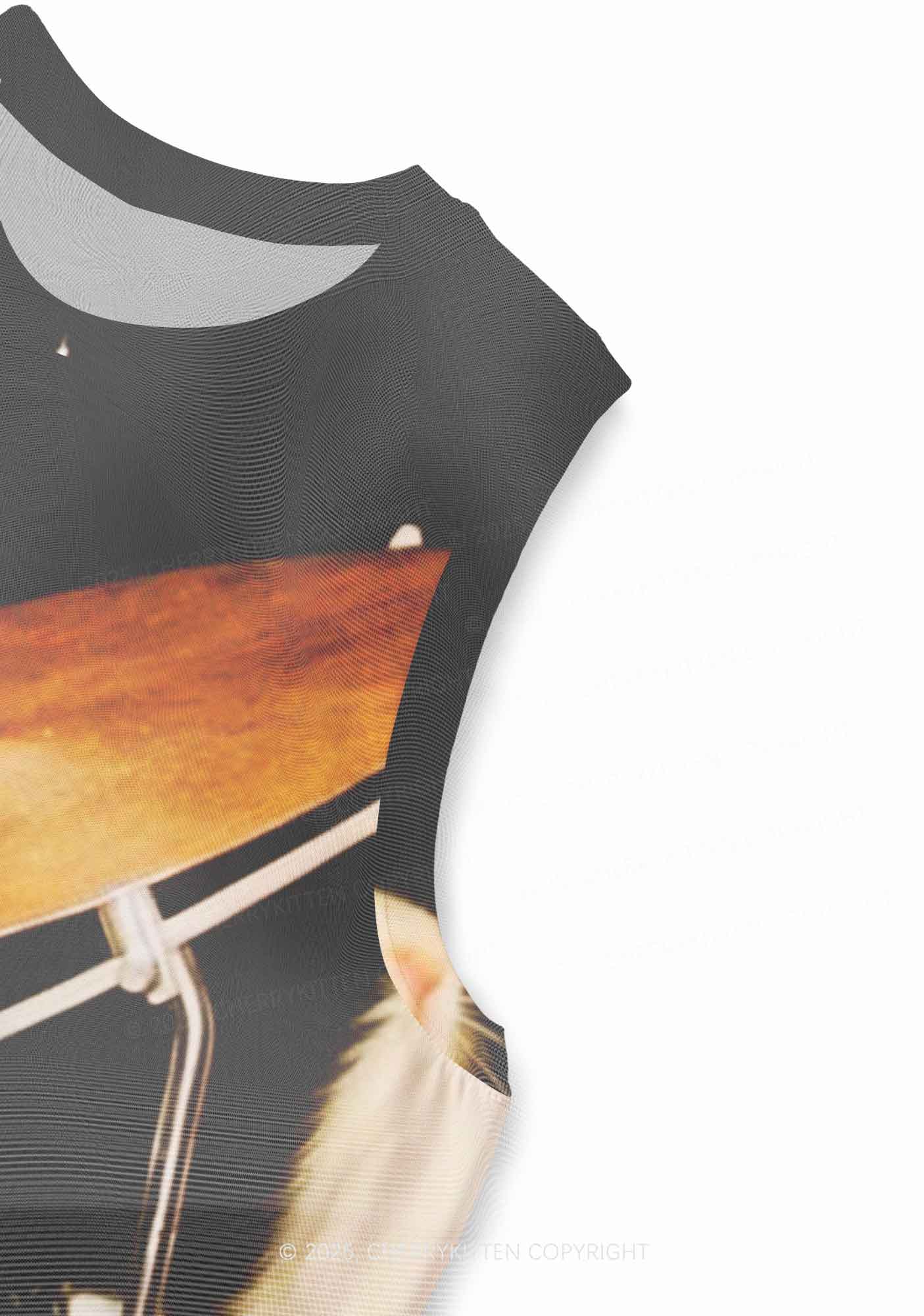 Rats Drummer Y2K Mesh Muscle Tank Cherrykitten - Image 5