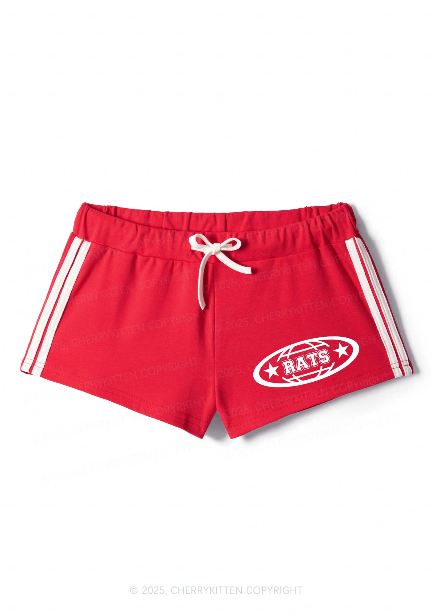 Rats Y2K Drawstring Mini Shorts Cherrykitten - Image 3