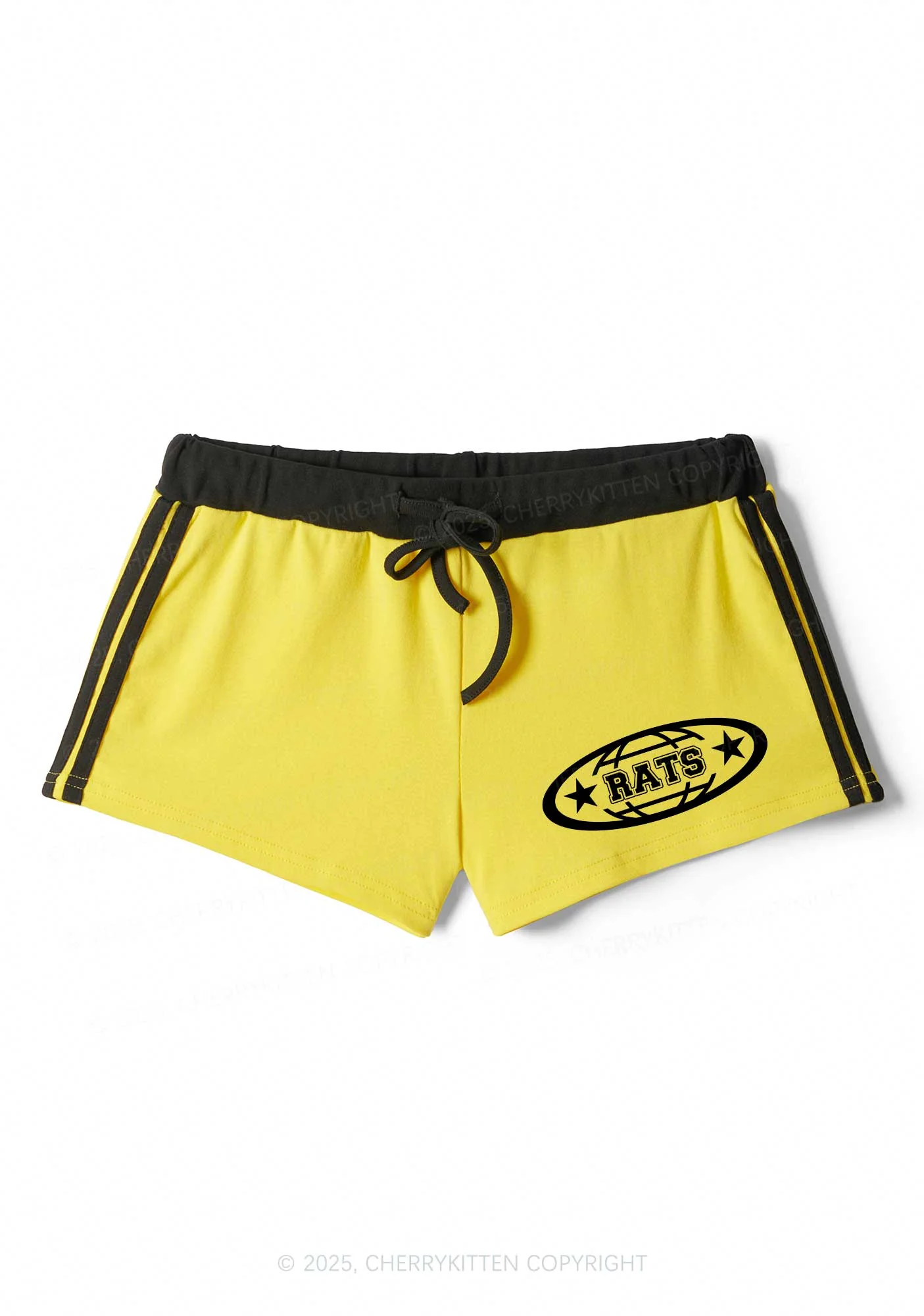 Rats Y2K Drawstring Mini Shorts Cherrykitten - Image 4