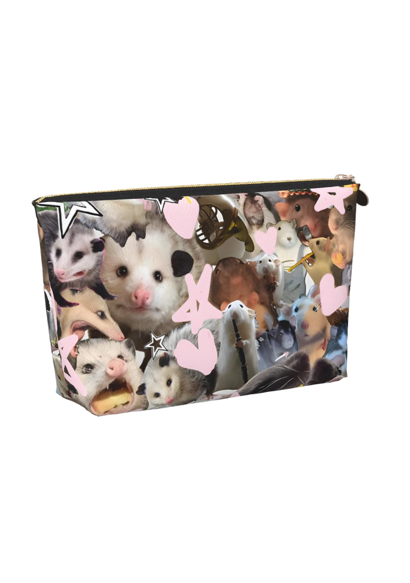 Rats Y2K Leather Makeup Bag Cherrykitten - Image 3