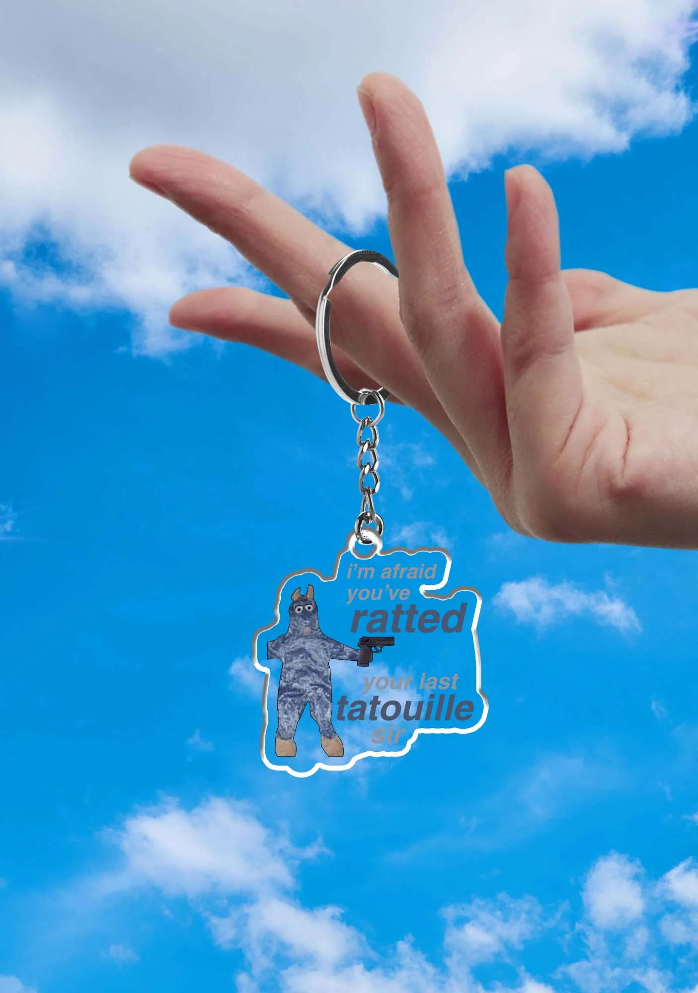 Ratted Last Tatouille 1Pc Y2K Keychain Cherrykitten - Image 2