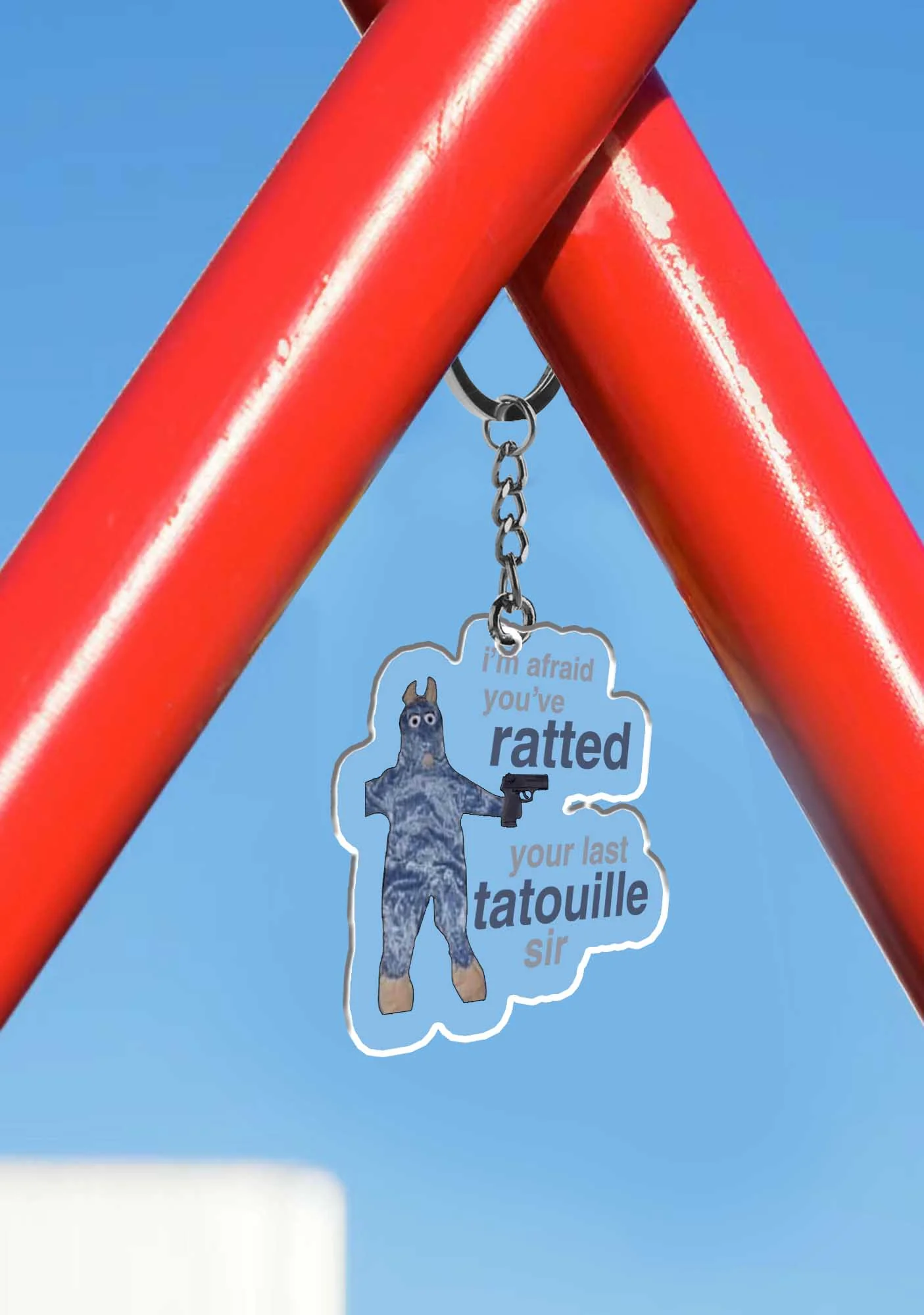 Ratted Last Tatouille 1Pc Y2K Keychain Cherrykitten - Image 3