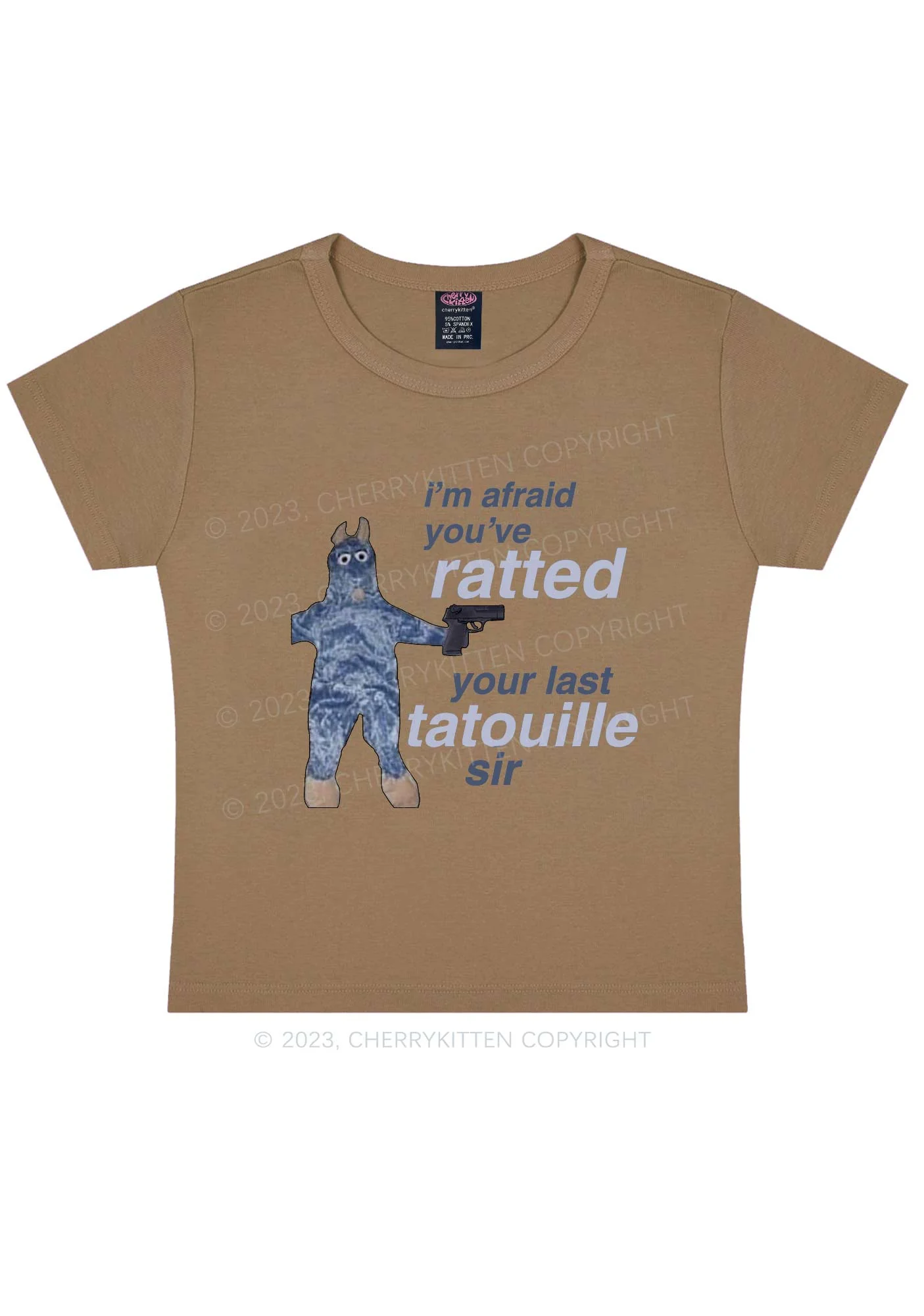 Ratted Last Tatouille Y2k Baby Tee - Image 4