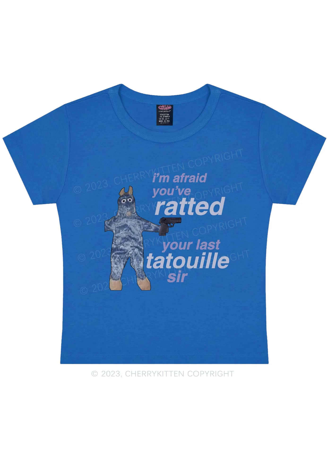 Ratted Last Tatouille Y2k Baby Tee - Image 5