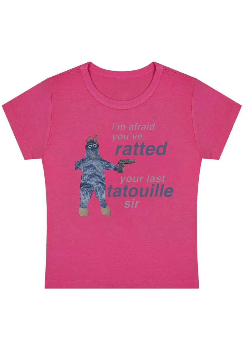 Ratted Last Tatouille Y2k Baby Tee - Image 6