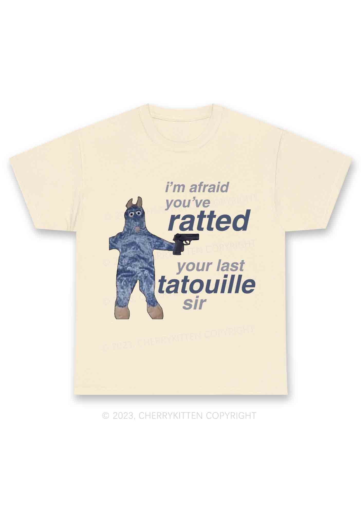 Ratted Last Tatouille Y2K Chunky Shirt Cherrykitten - Image 4