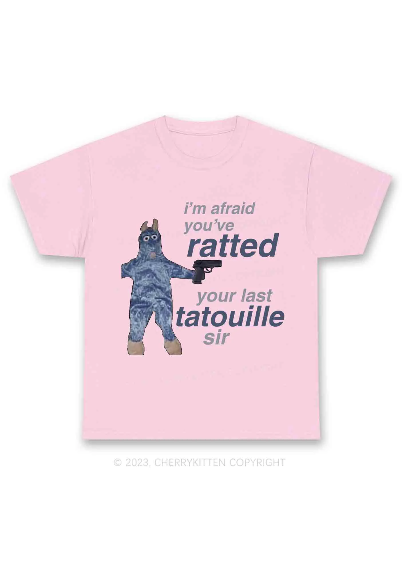 Ratted Last Tatouille Y2K Chunky Shirt Cherrykitten - Image 5