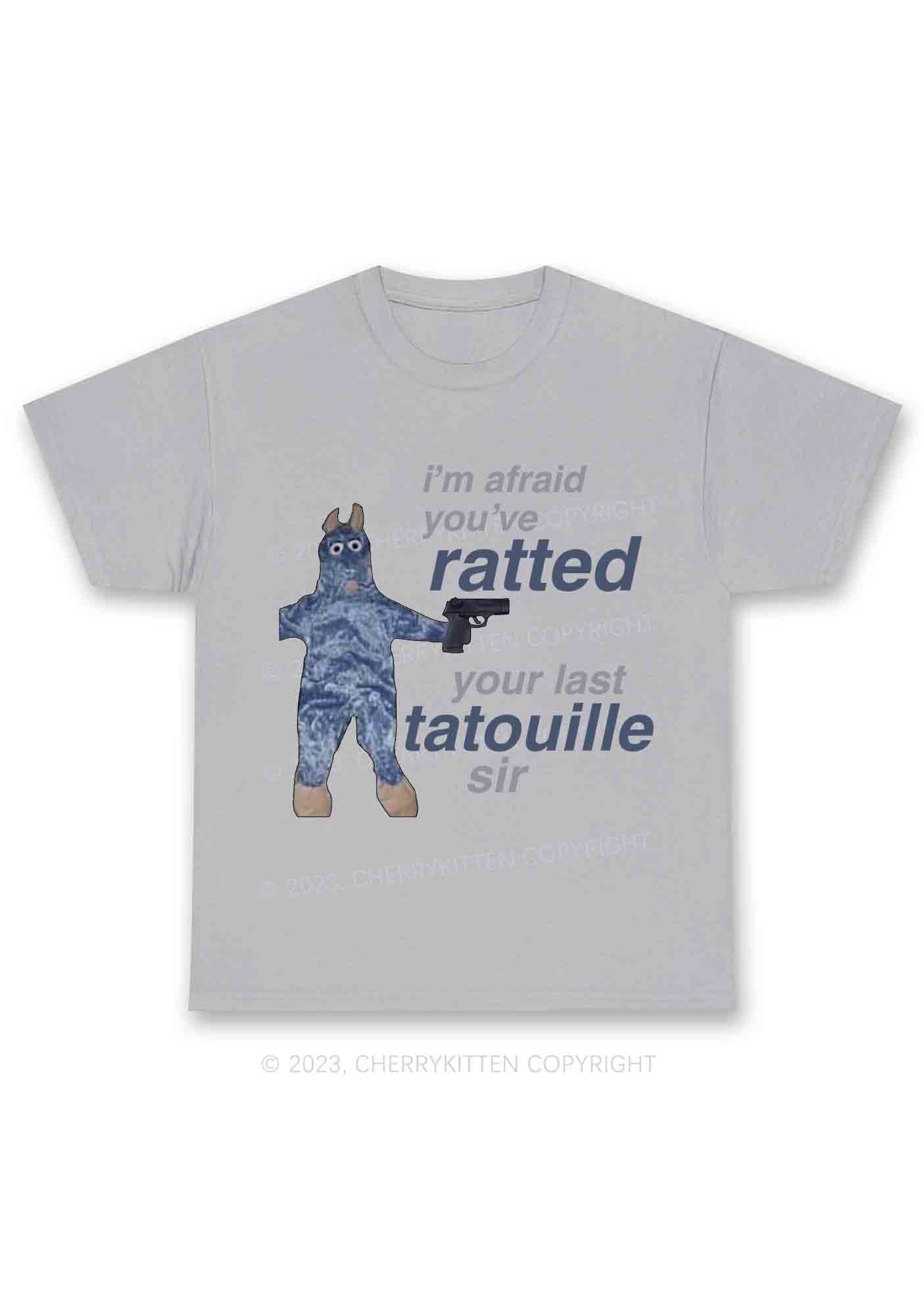 Ratted Last Tatouille Y2K Chunky Shirt Cherrykitten - Image 6