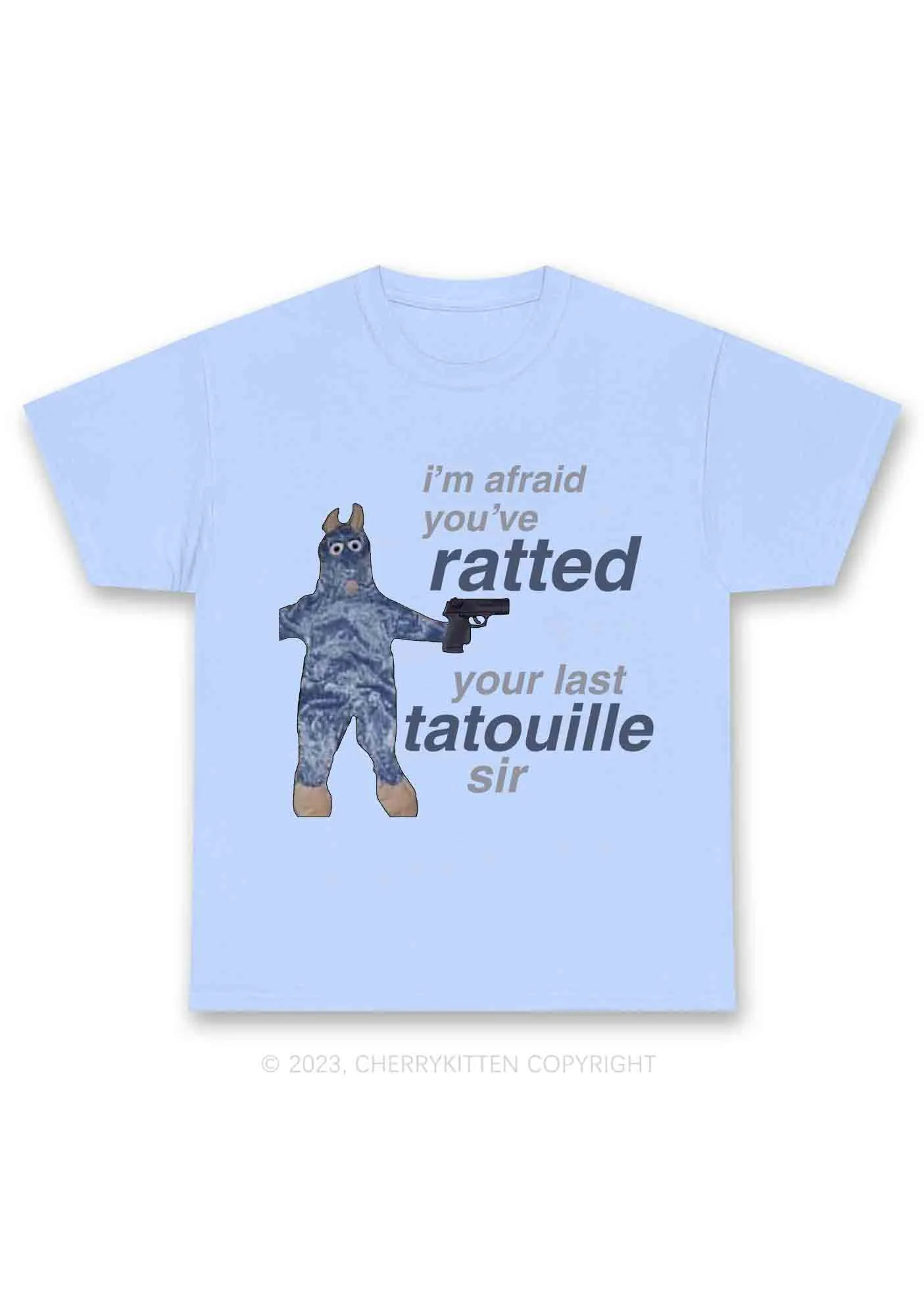 Ratted Last Tatouille Y2K Chunky Shirt Cherrykitten - Image 7