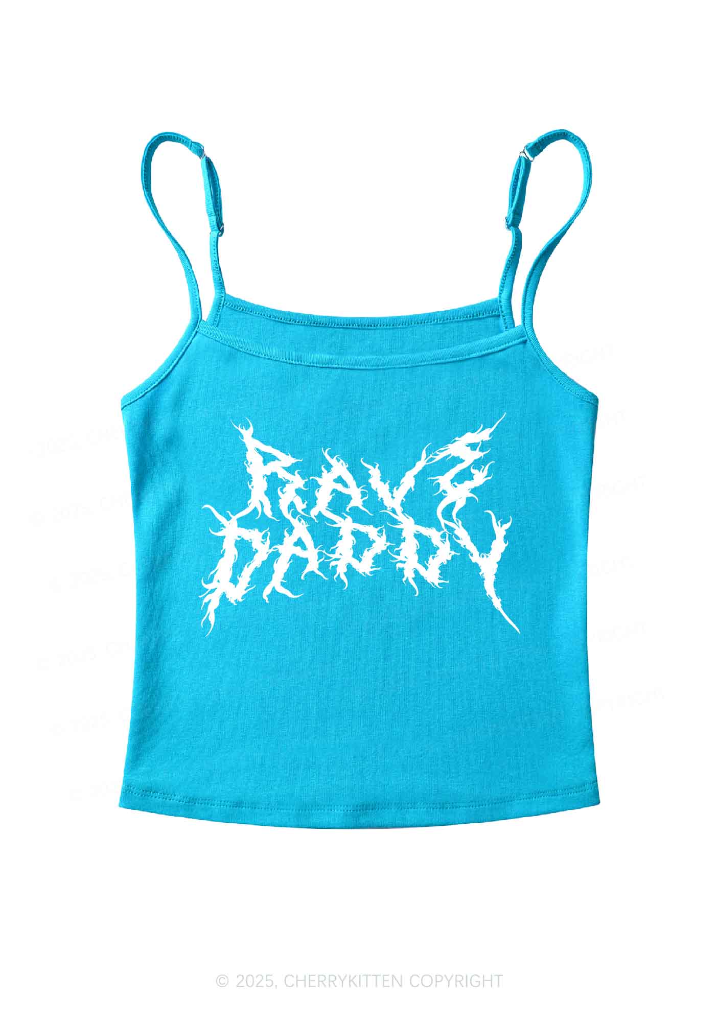 Rave Daddy Y2K Spaghetti Strap Cami Cherrykitten - Image 7