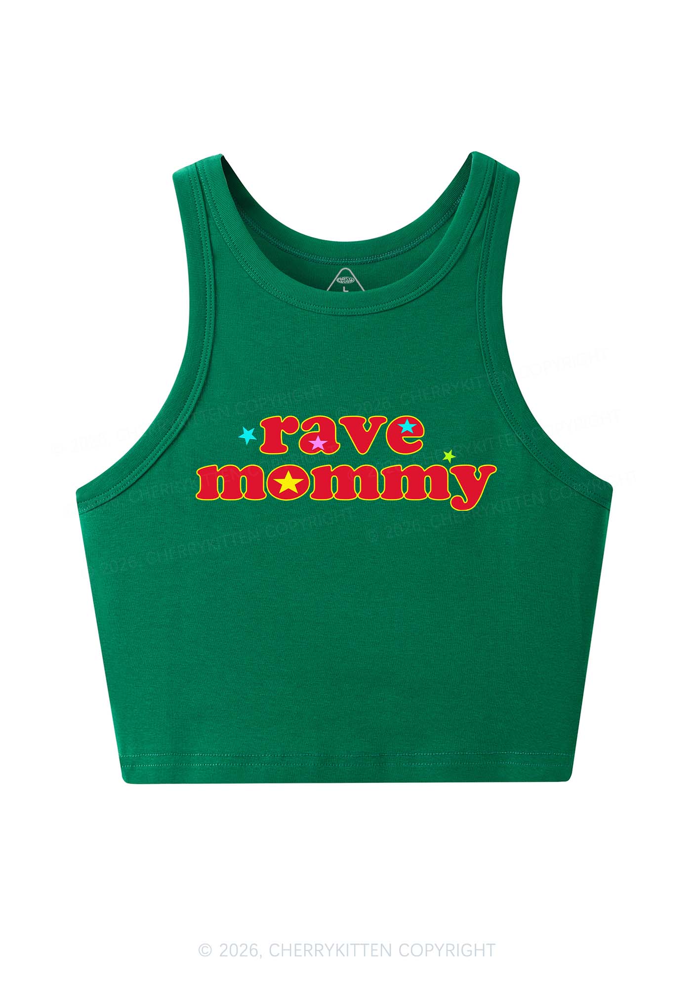 Rave Mommy Y2K Crop Tank Top Cherrykitten - Image 10