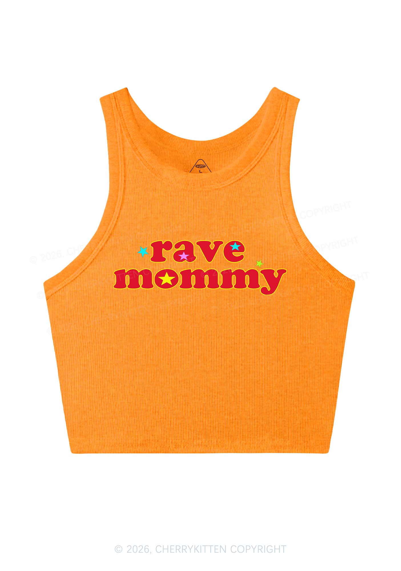 Rave Mommy Y2K Crop Tank Top Cherrykitten - Image 11