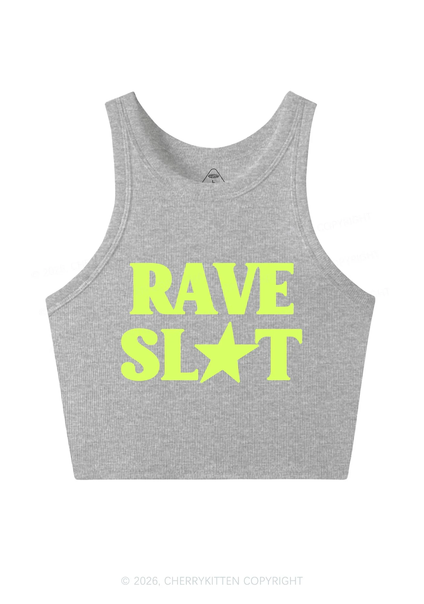 Rave Slxt Y2K Crop Tank Top Cherrykitten - Image 10