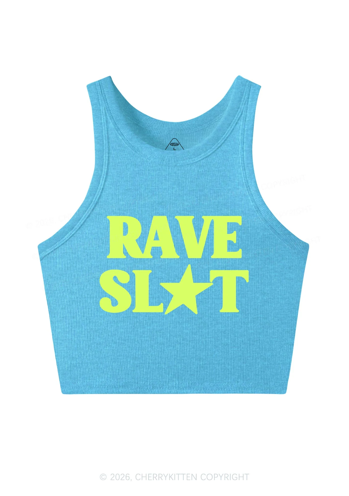 Rave Slxt Y2K Crop Tank Top Cherrykitten - Image 12