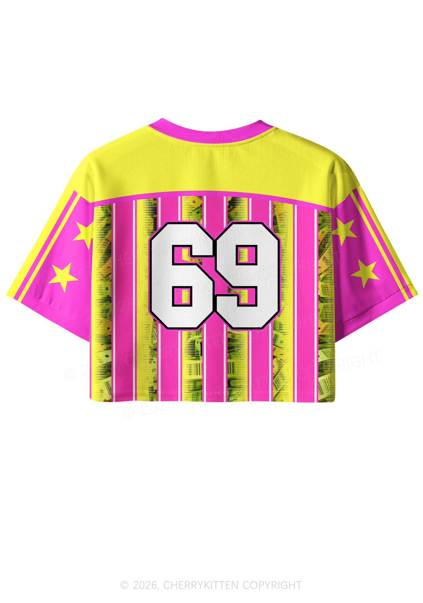 Rave Tickets Y2K Crop Sport Jersey Shirts Cherrykitten - Image 3
