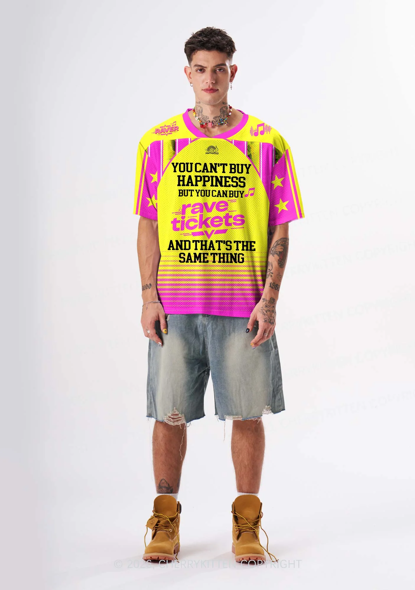 Rave Tickets Y2K Sport Jersey Shirts Cherrykitten - Image 2