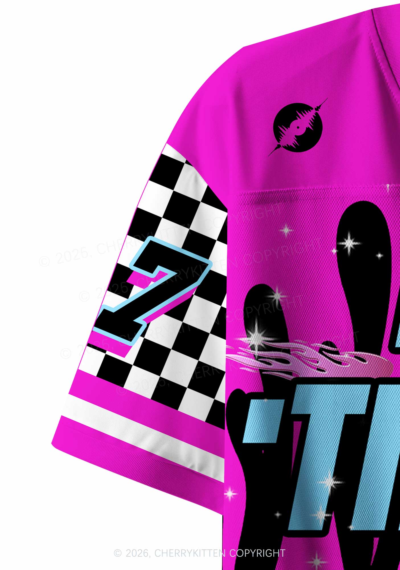 Rave Till You Cry Y2K Crop Sport Jersey Shirts Cherrykitten - Image 8