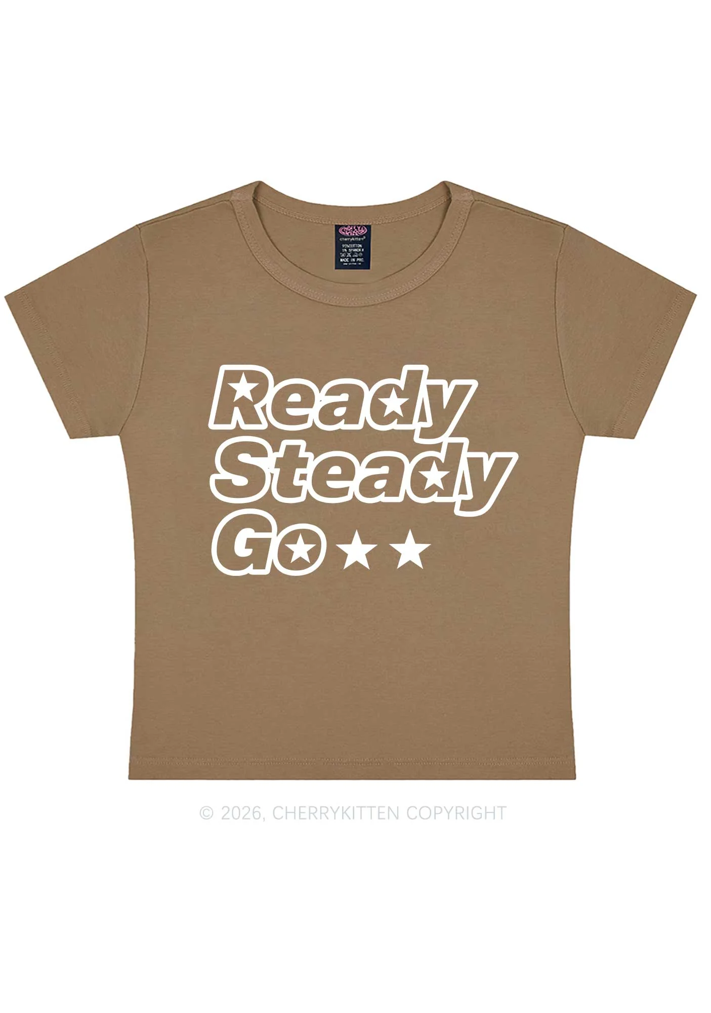 Ready Steady Go Y2K Baby Tee Cherrykitten - Image 10