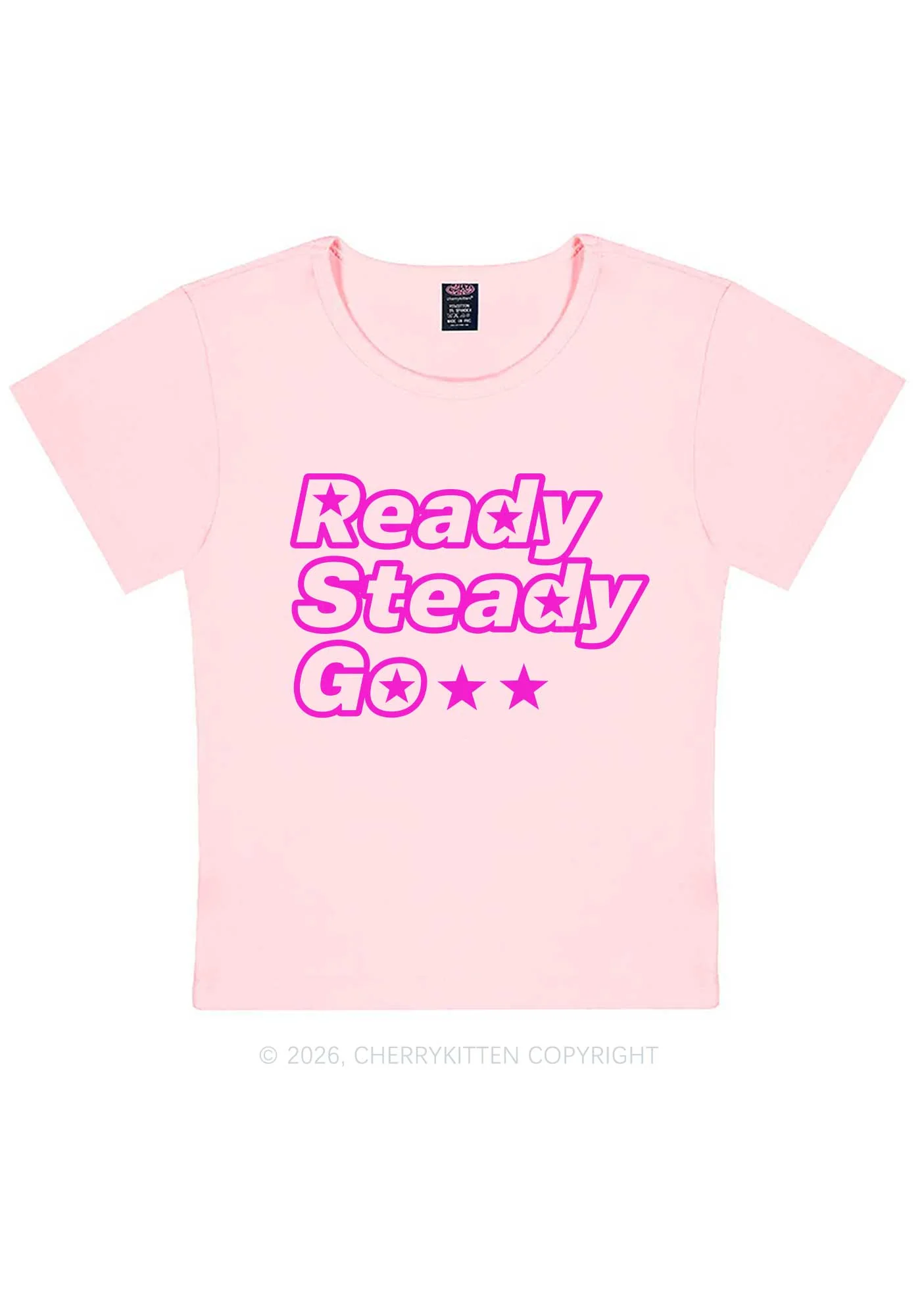 Ready Steady Go Y2K Baby Tee Cherrykitten - Image 11