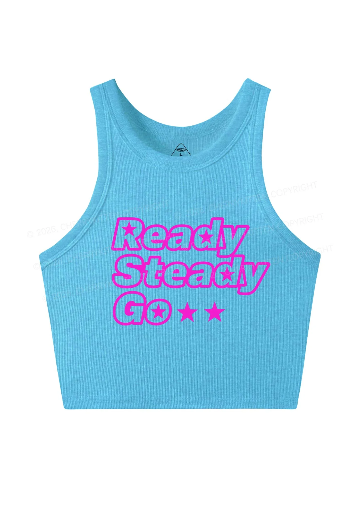 Ready Steady Go Y2K Crop Tank Top Cherrykitten - Image 10