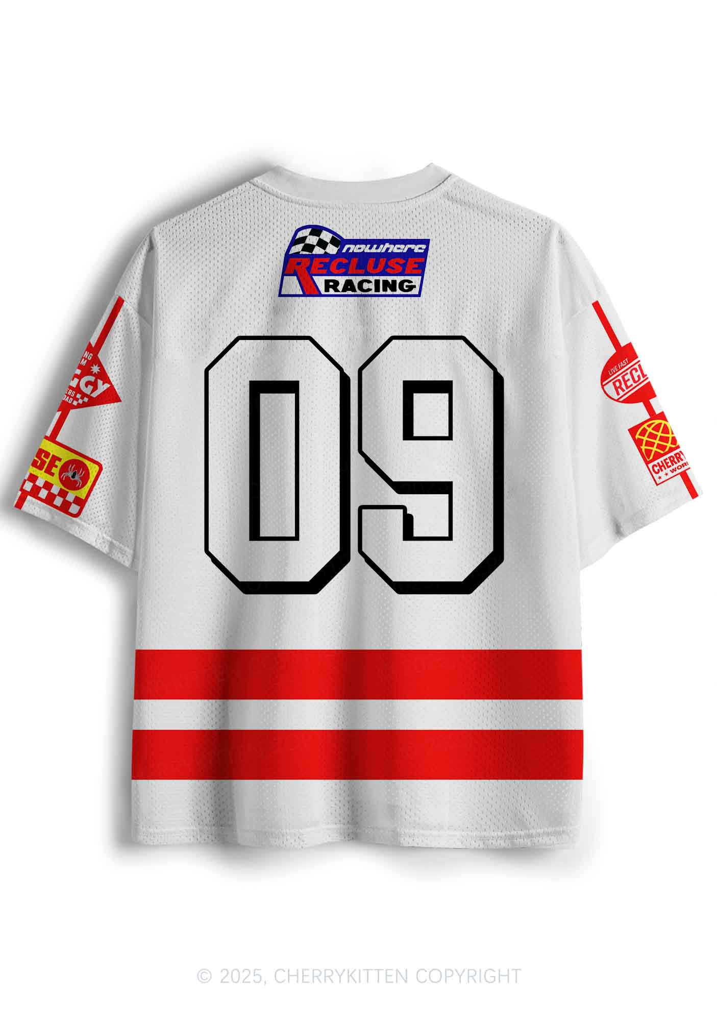 Custom Red Blue Sexsi Y2K Sport Jersey Shirts Cherrykitten - Image 2