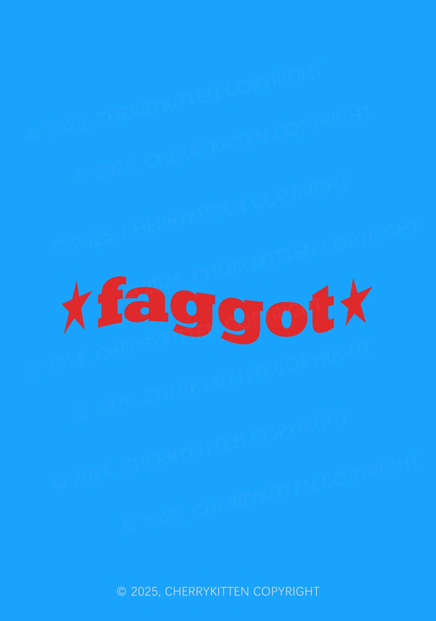 Red Faggot Pride 1Pc Y2K Pin Badge Cherrykitten - Image 2