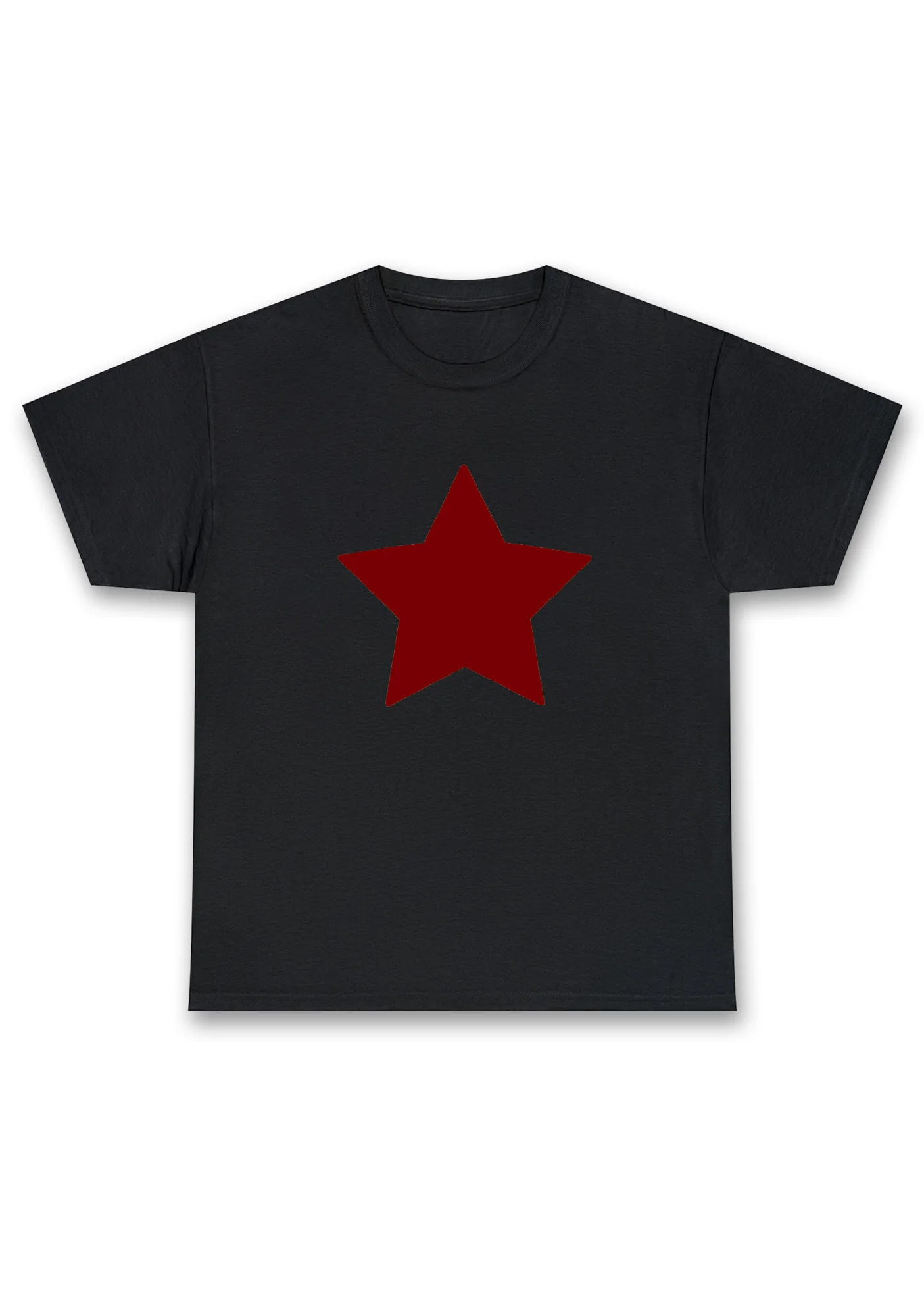 Red Pentagram Chunky Shirt - Image 2
