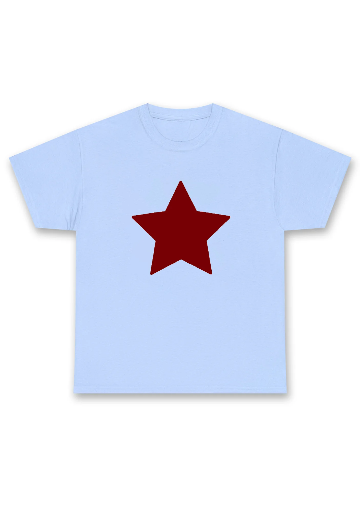 Red Pentagram Chunky Shirt - Image 5