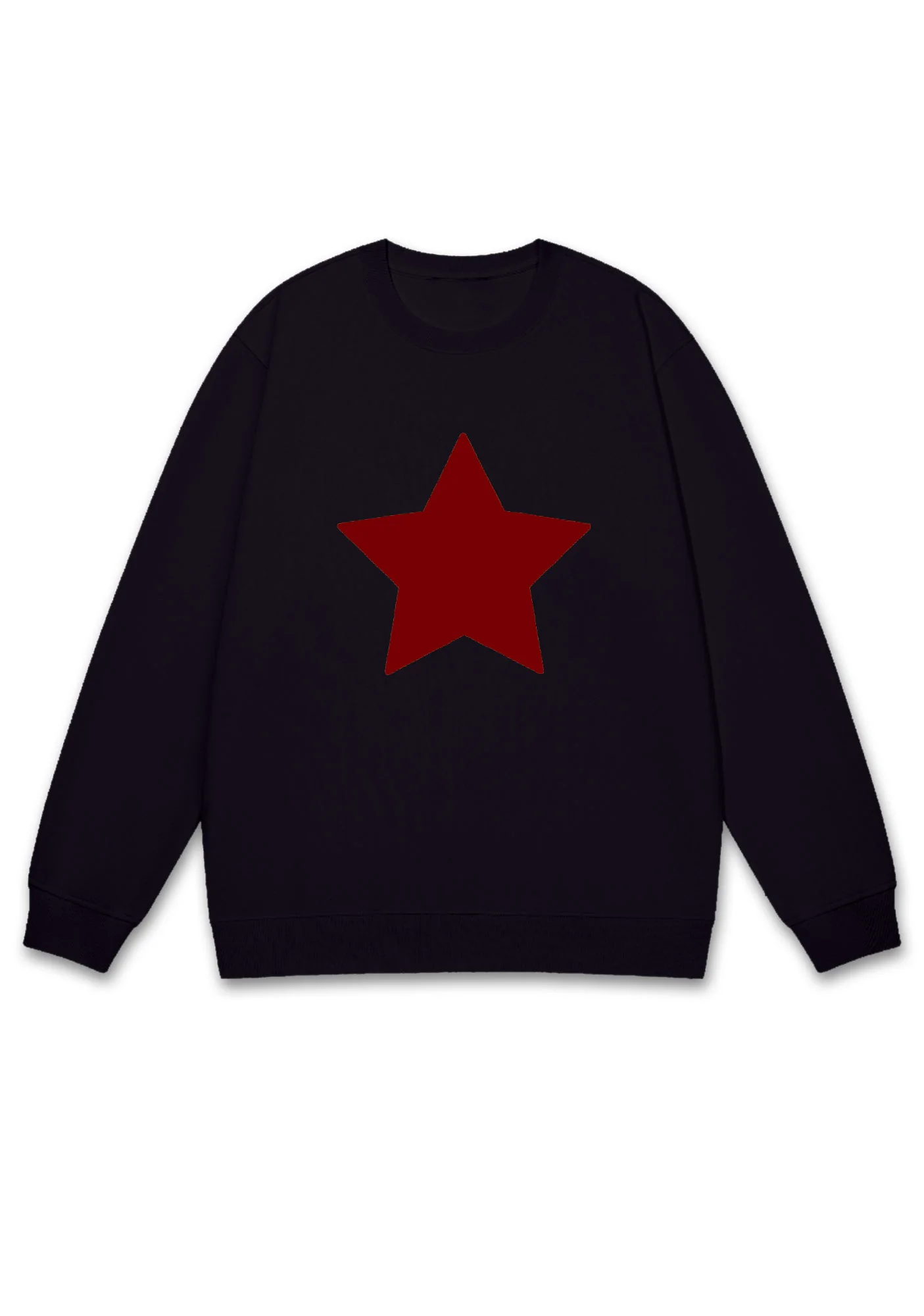 Red Pentagram Y2K Sweatshirt - Image 2