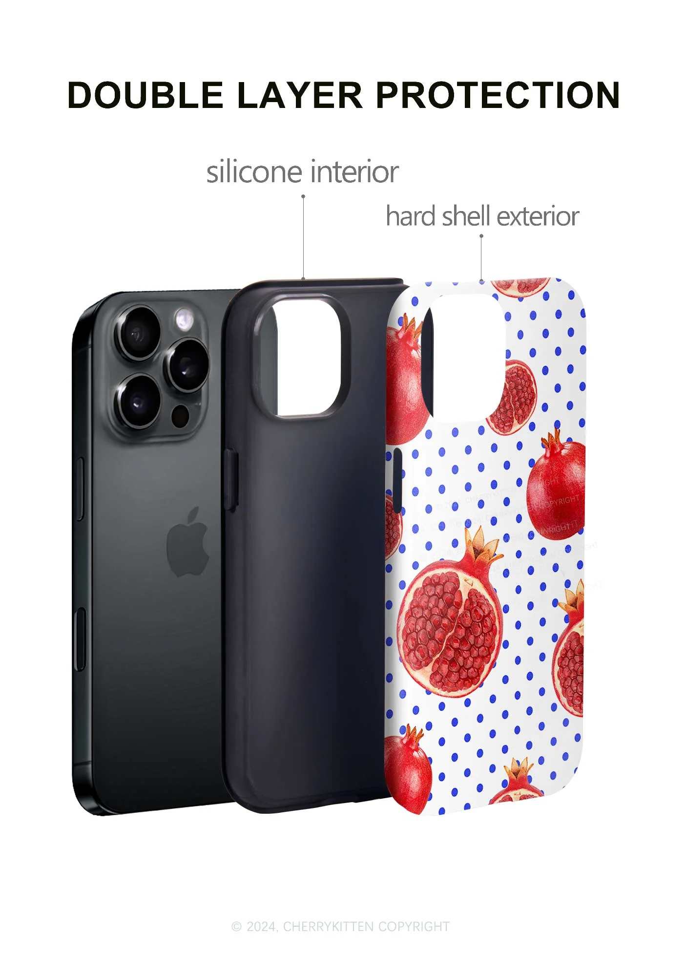 Red Pomegranate Y2K Phone Case Cherrykitten - Image 4