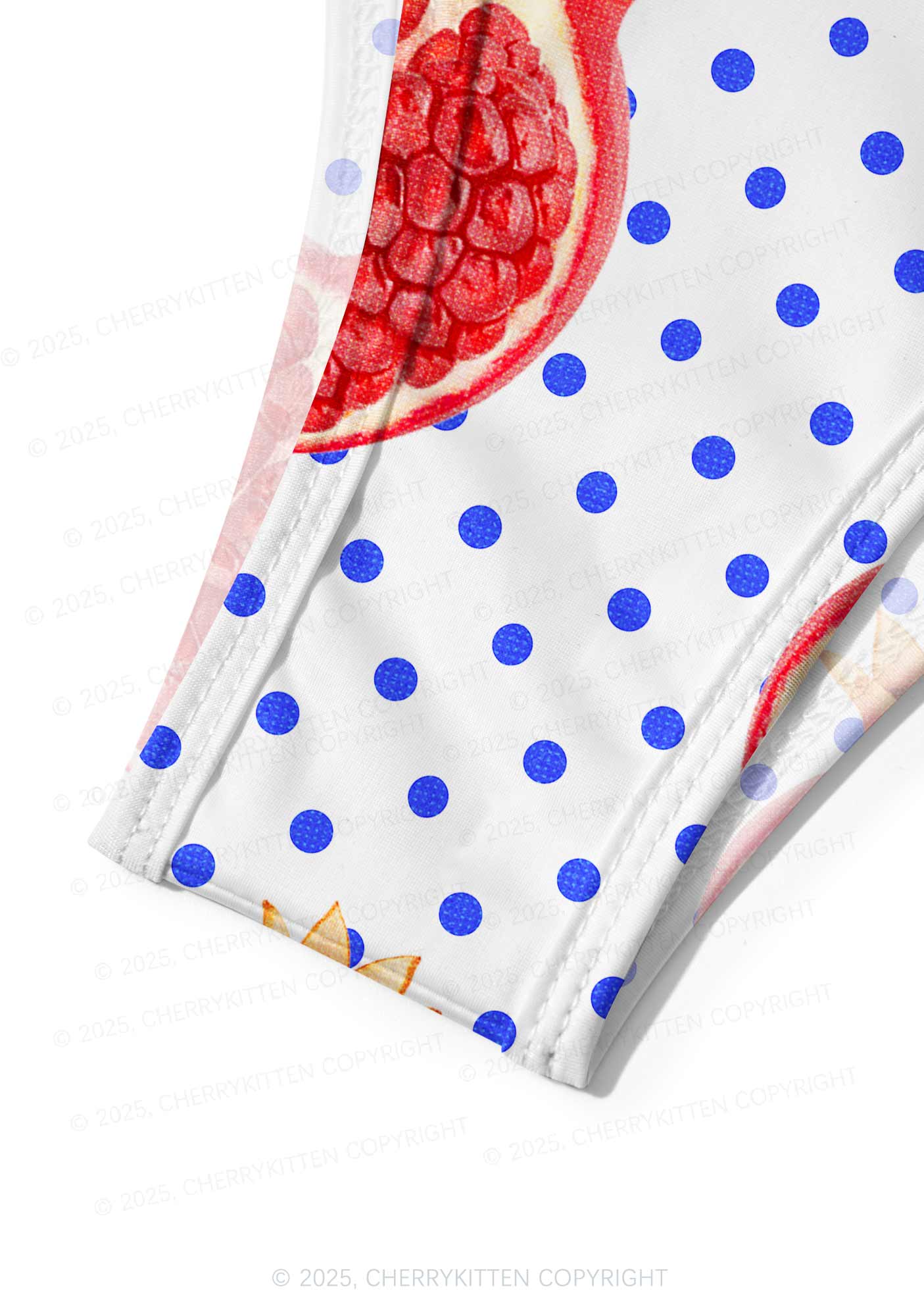 Red Pomegranate Y2K Print Bikini Set Cherrykitten - Image 3