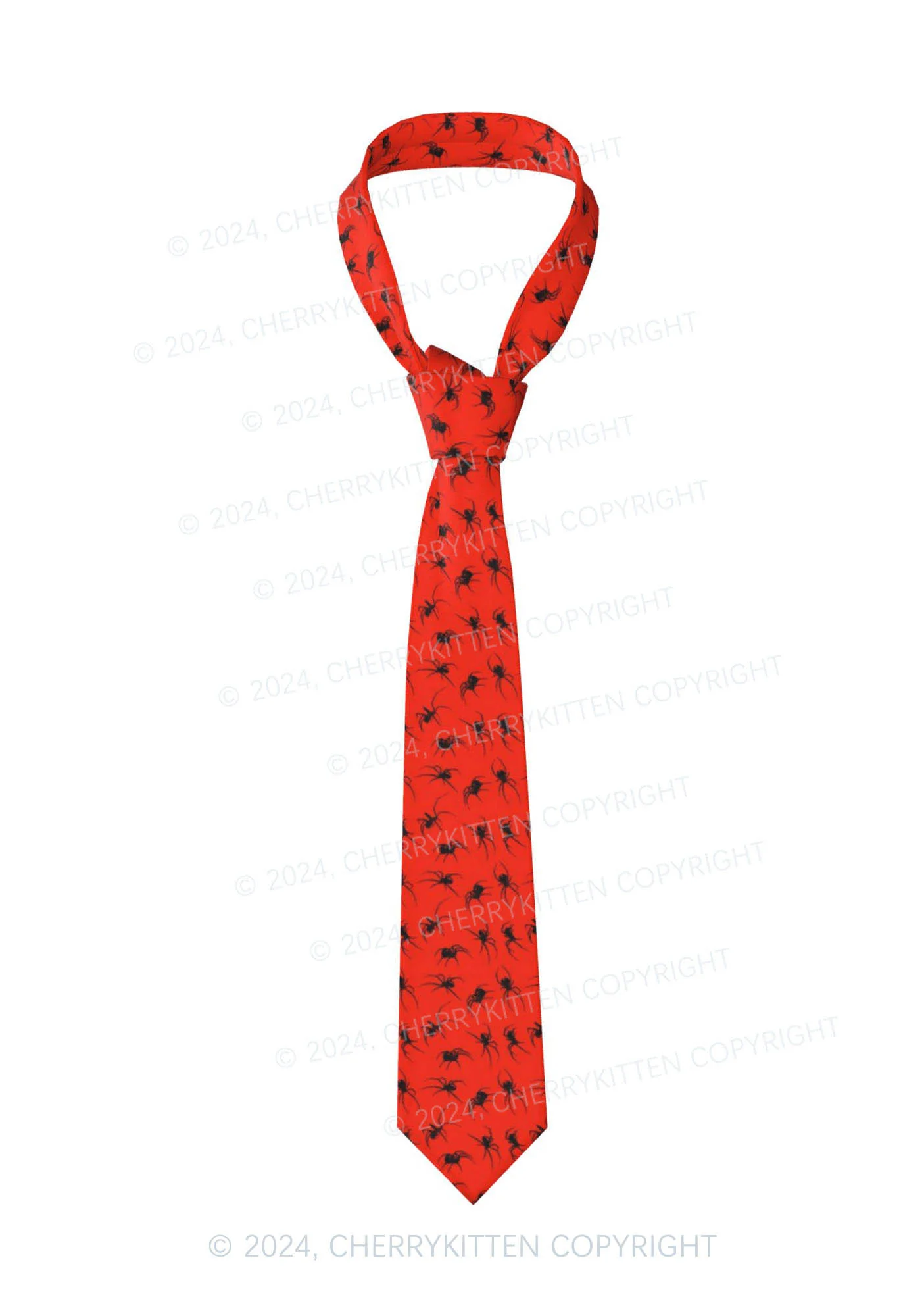 Red Spider Y2K Necktie Cherrykitten - Image 3