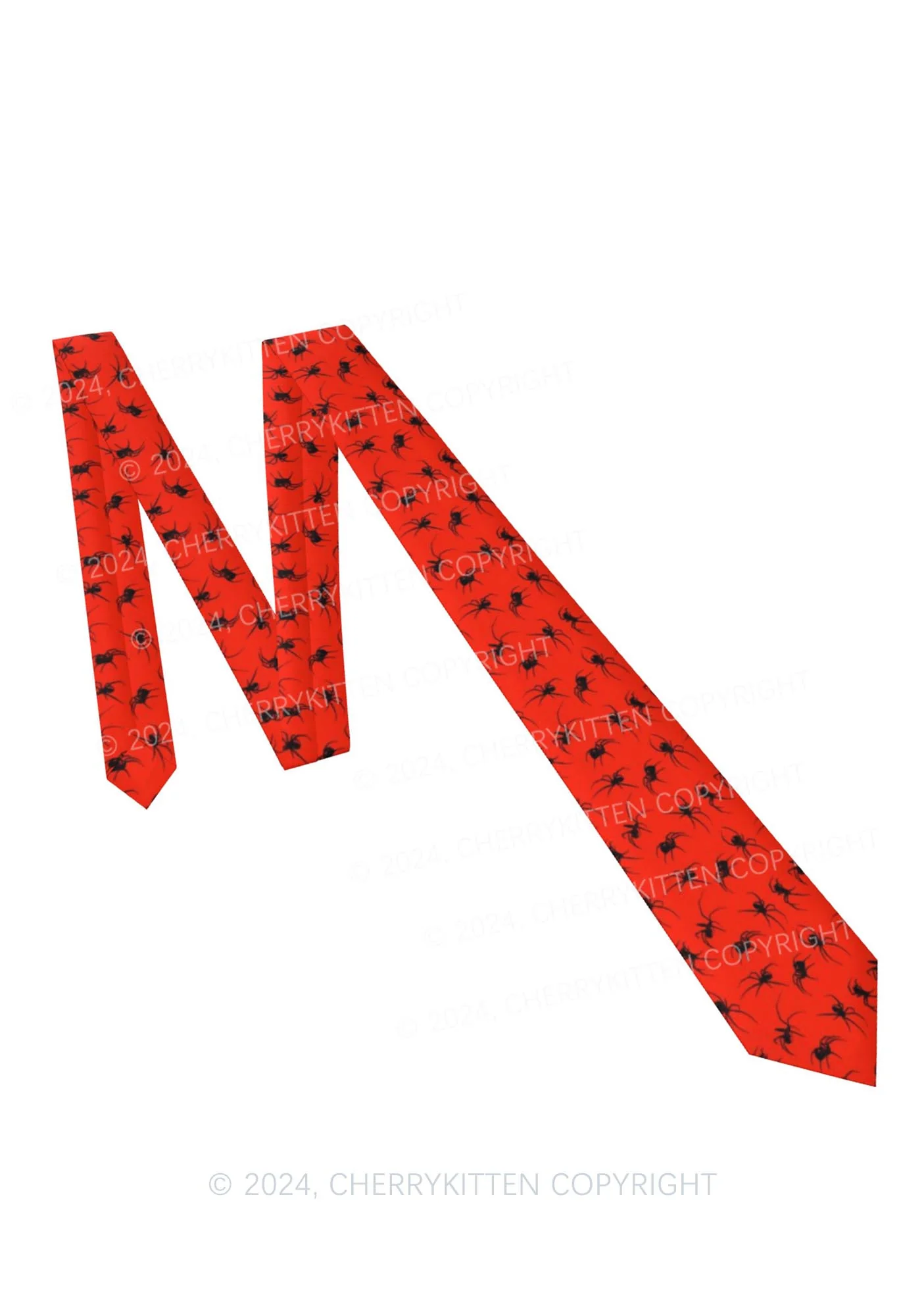 Red Spider Y2K Necktie Cherrykitten - Image 4