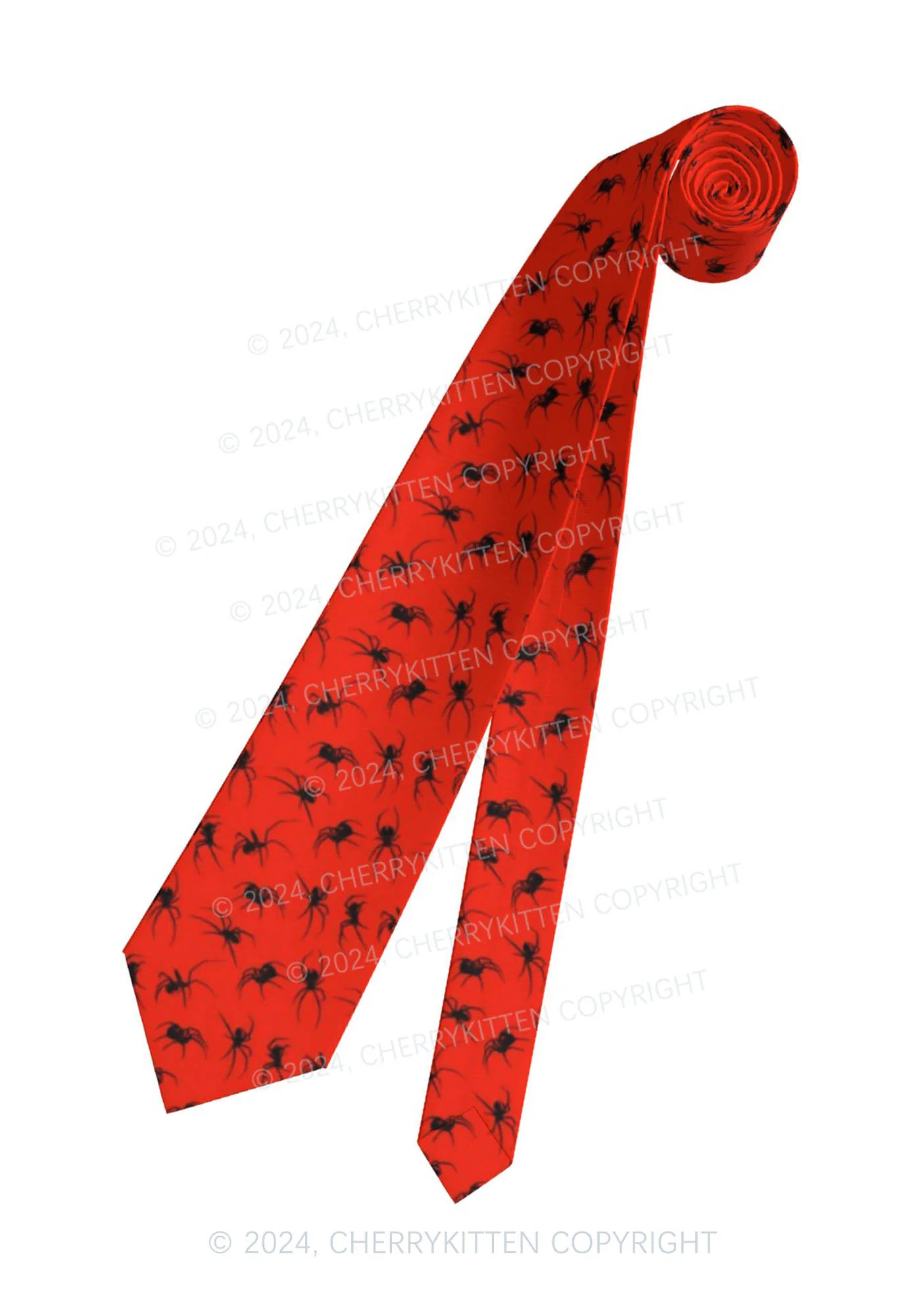 Red Spider Y2K Necktie Cherrykitten - Image 6