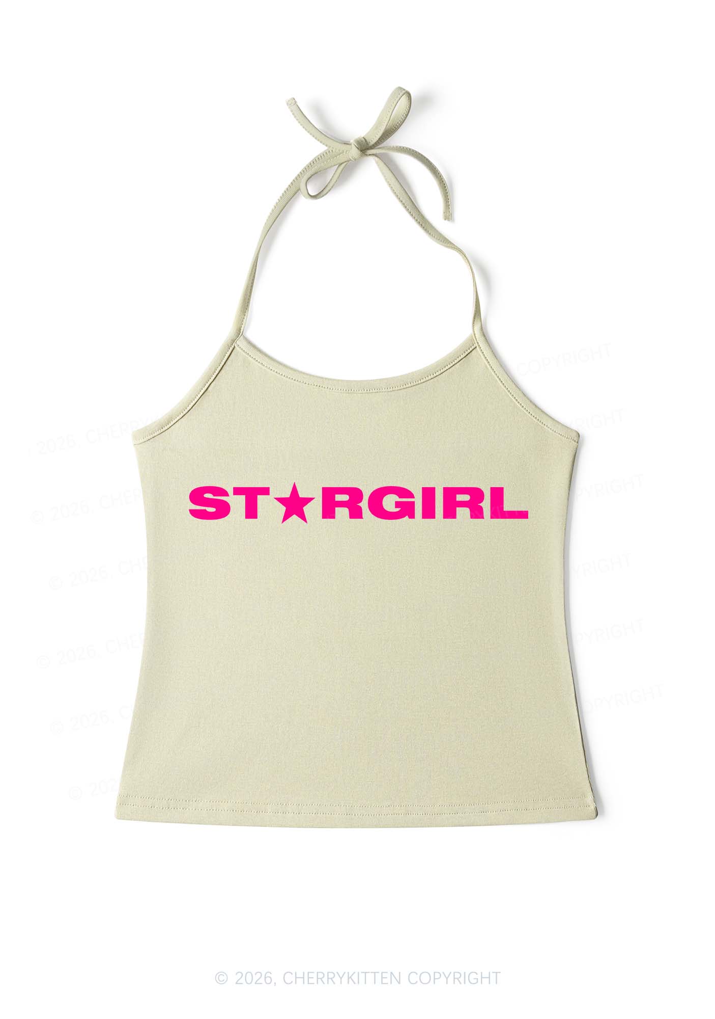Red Stargirl Y2K Halter Neck Cami Cherrykitten - Image 10