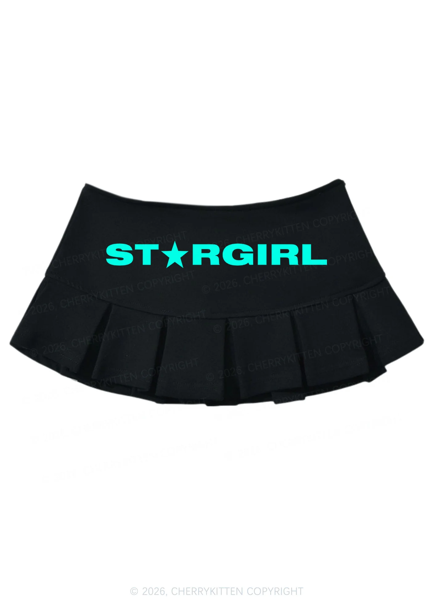 Red Stargirl Y2K Mini Pleated Skirts Cherrykitten - Image 4