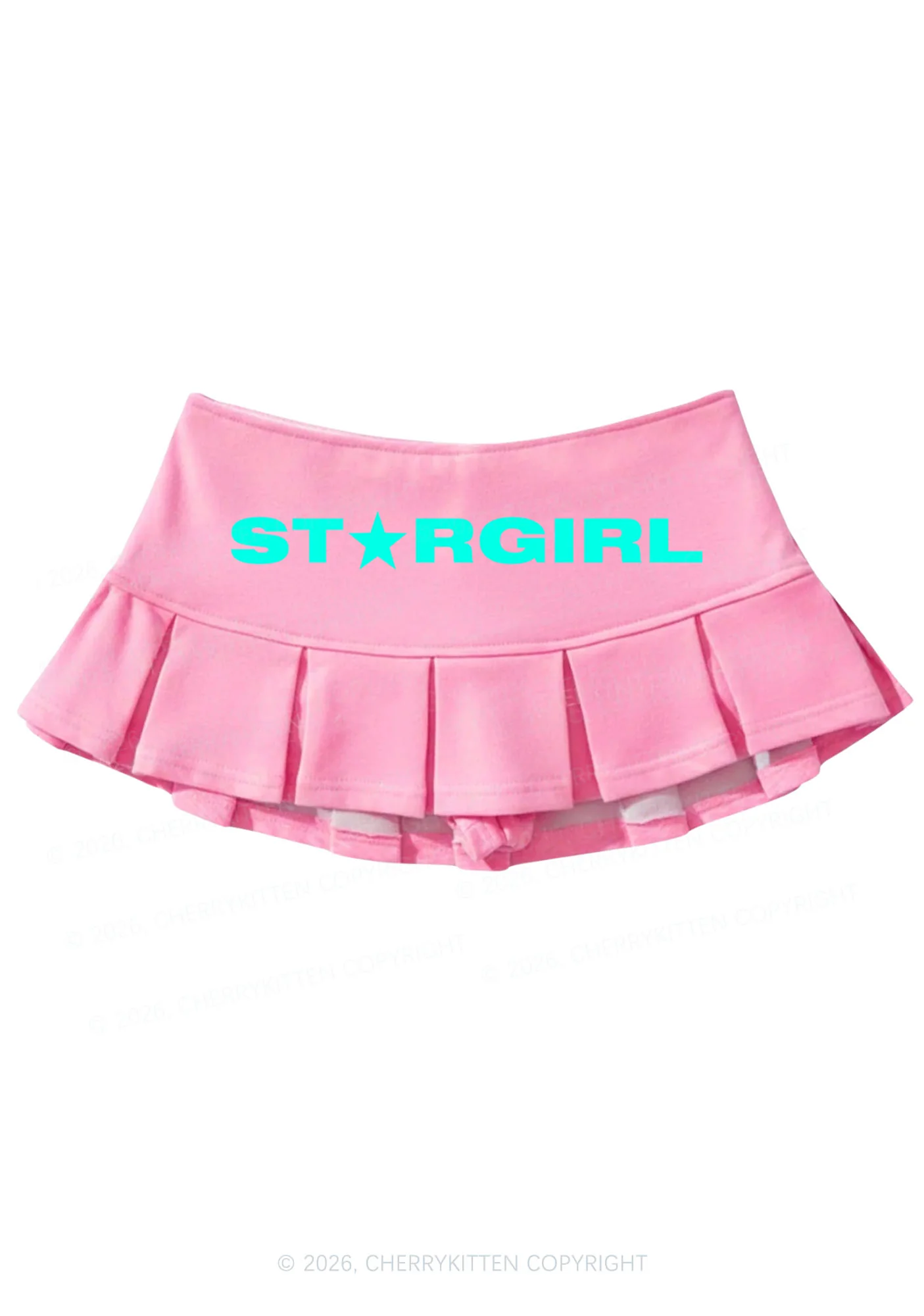 Red Stargirl Y2K Mini Pleated Skirts Cherrykitten - Image 5