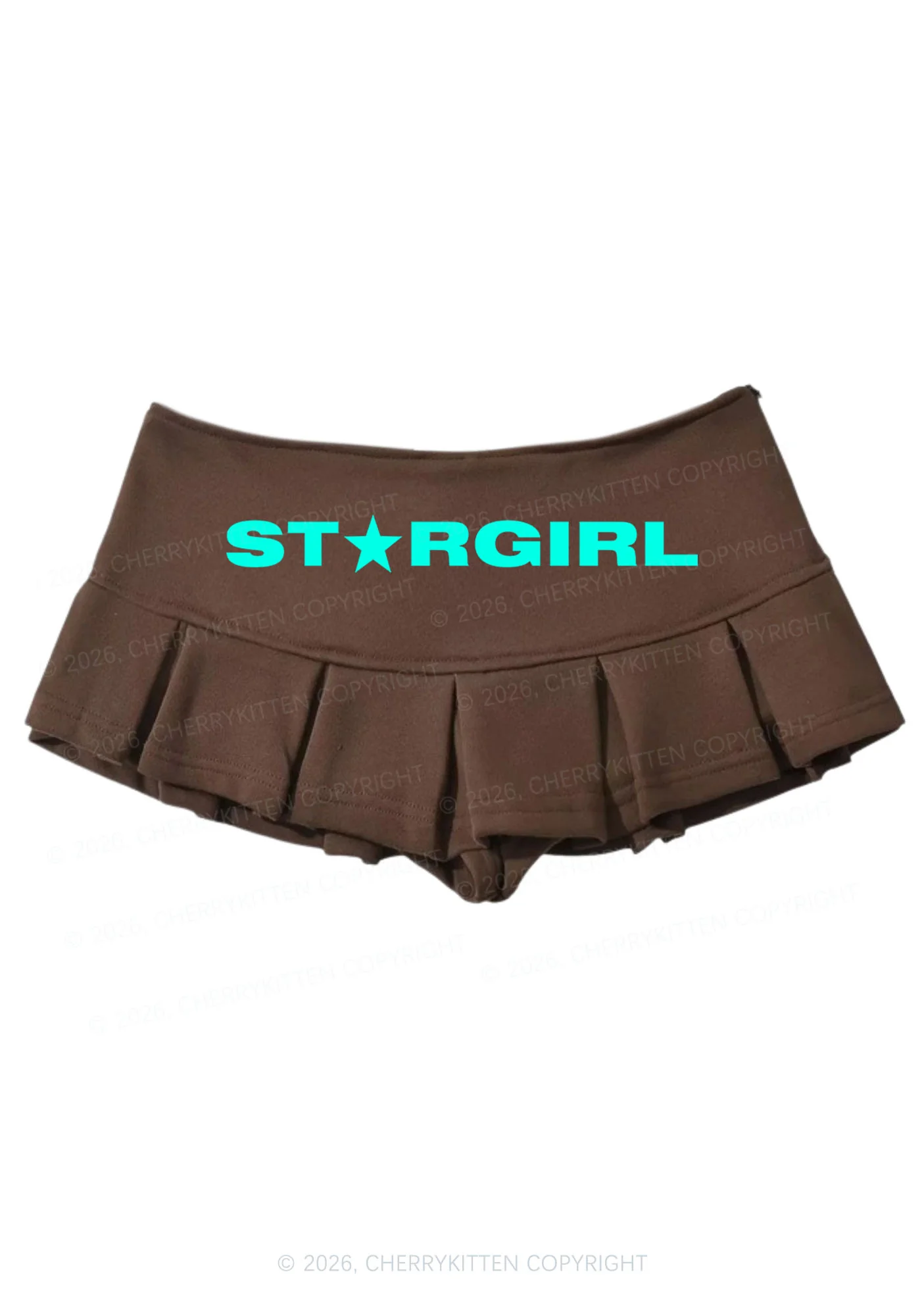 Red Stargirl Y2K Mini Pleated Skirts Cherrykitten - Image 6
