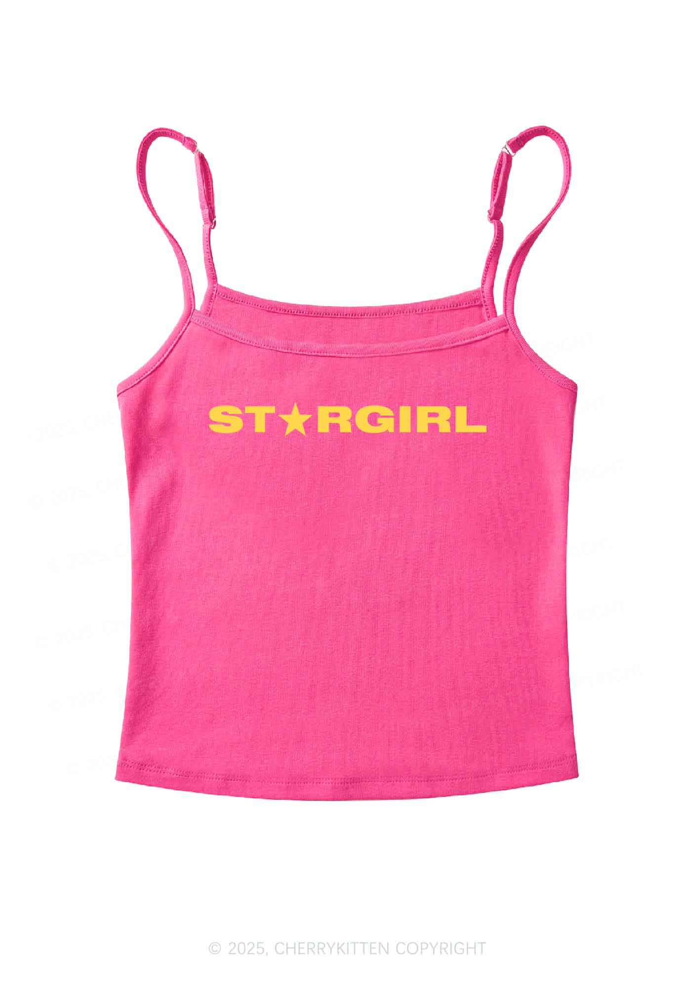 Red Stargirl Y2K Spaghetti Strap Cami Cherrykitten - Image 5